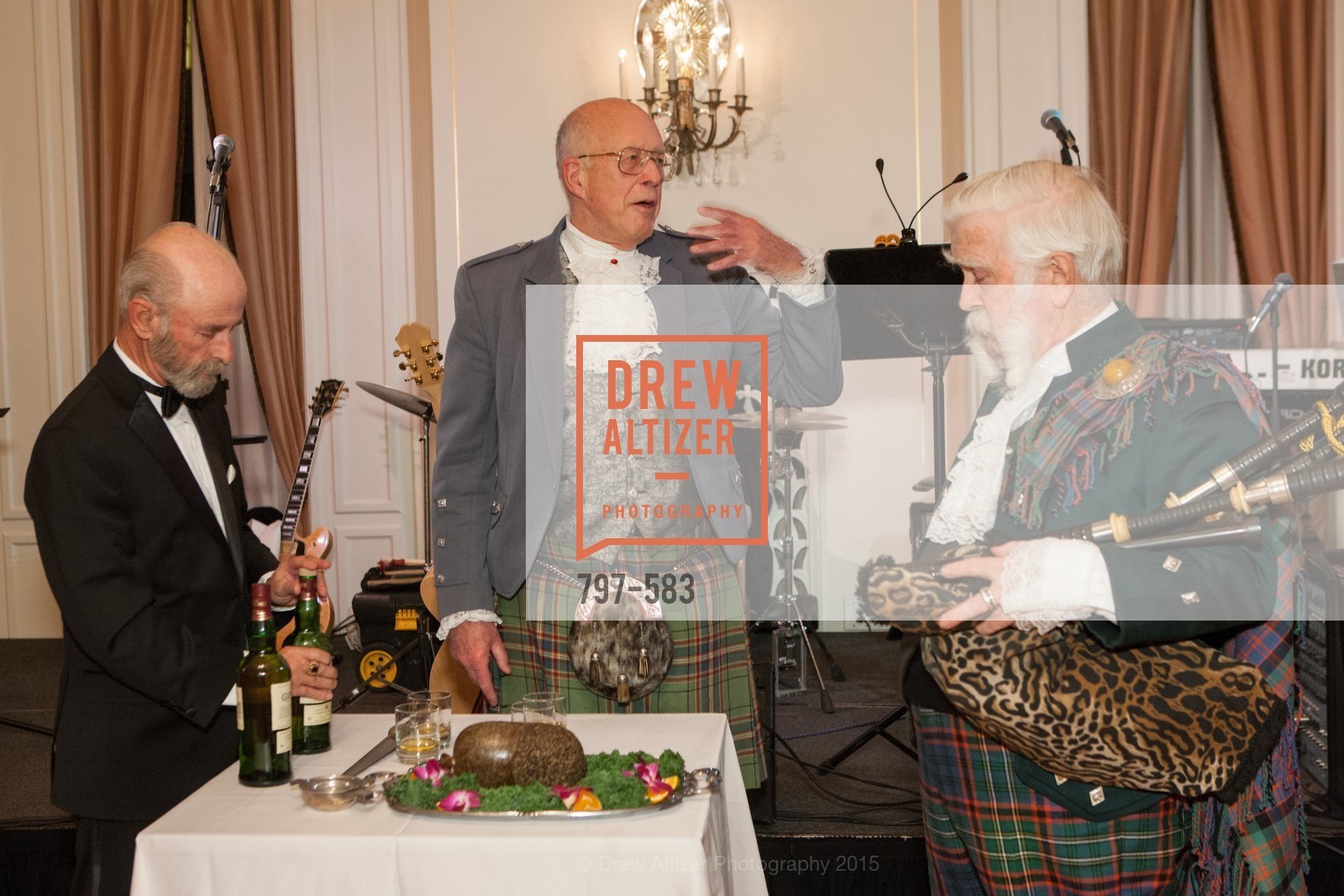 Allan Ferguson, Fred Macondray, Jek Cunningham, St. Andrew's Society of San Francisco Annual Banquet and Ball 2015, Marines' Memorial Club & Hotel. 609 Sutter St, November 28th, 2015,Drew Altizer, Drew Altizer Photography, full-service agency, private events, San Francisco photographer, photographer california