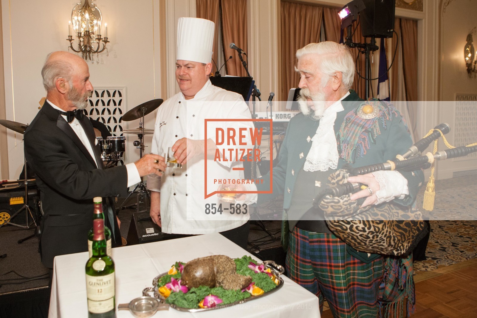 Allan Ferguson, Steve Kerr, Jek Cunningham, St. Andrew's Society of San Francisco Annual Banquet and Ball 2015, Marines' Memorial Club & Hotel. 609 Sutter St, November 28th, 2015,Drew Altizer, Drew Altizer Photography, full-service event agency, private events, San Francisco photographer, photographer California