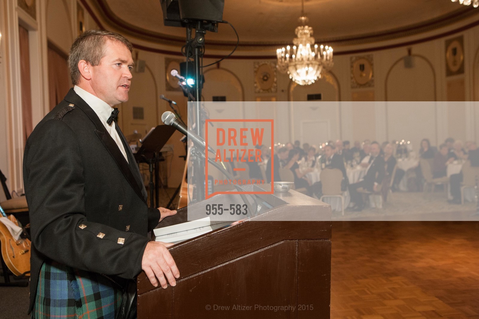 Donald Wilson, St. Andrew's Society of San Francisco Annual Banquet and Ball 2015, Marines' Memorial Club & Hotel. 609 Sutter St, November 28th, 2015,Drew Altizer, Drew Altizer Photography, full-service event agency, private events, San Francisco photographer, photographer California