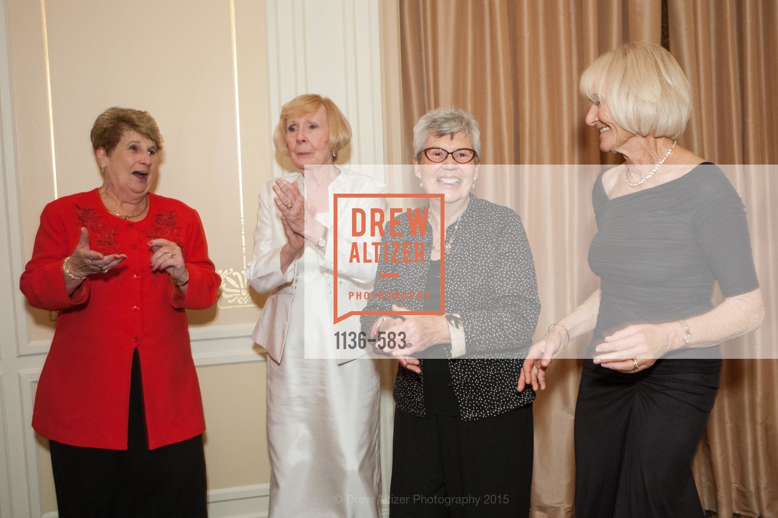 Diana Sworakowski, Jane Standing, Pamela Sweetman, Betty Legan, St. Andrew's Society of San Francisco Annual Banquet and Ball 2015, Marines' Memorial Club & Hotel. 609 Sutter St, November 28th, 2015,Drew Altizer, Drew Altizer Photography, full-service agency, private events, San Francisco photographer, photographer california