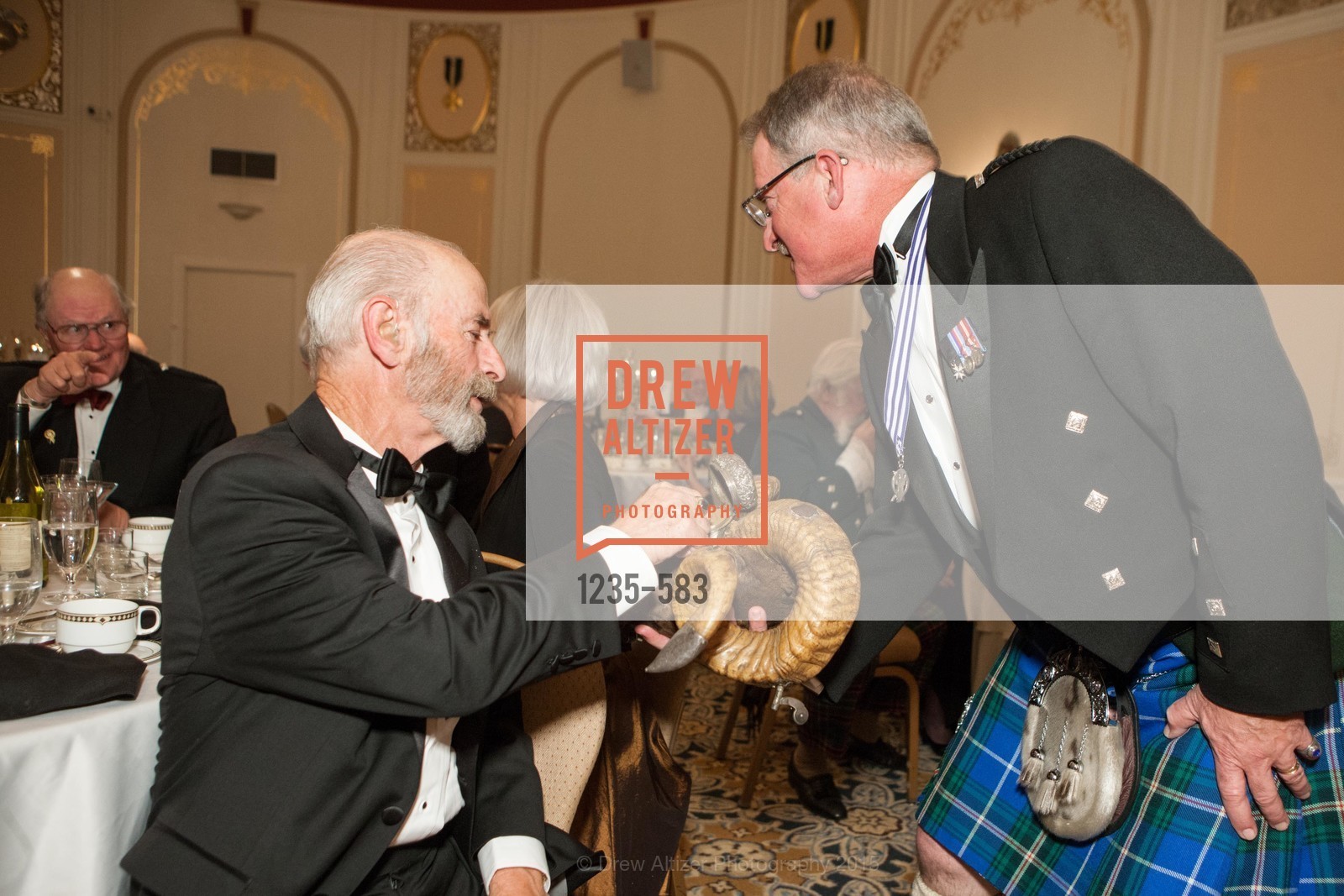 Allan Ferguson, Fred Rutledge, St. Andrew's Society of San Francisco Annual Banquet and Ball 2015, Marines' Memorial Club & Hotel. 609 Sutter St, November 28th, 2015,Drew Altizer, Drew Altizer Photography, full-service agency, private events, San Francisco photographer, photographer california