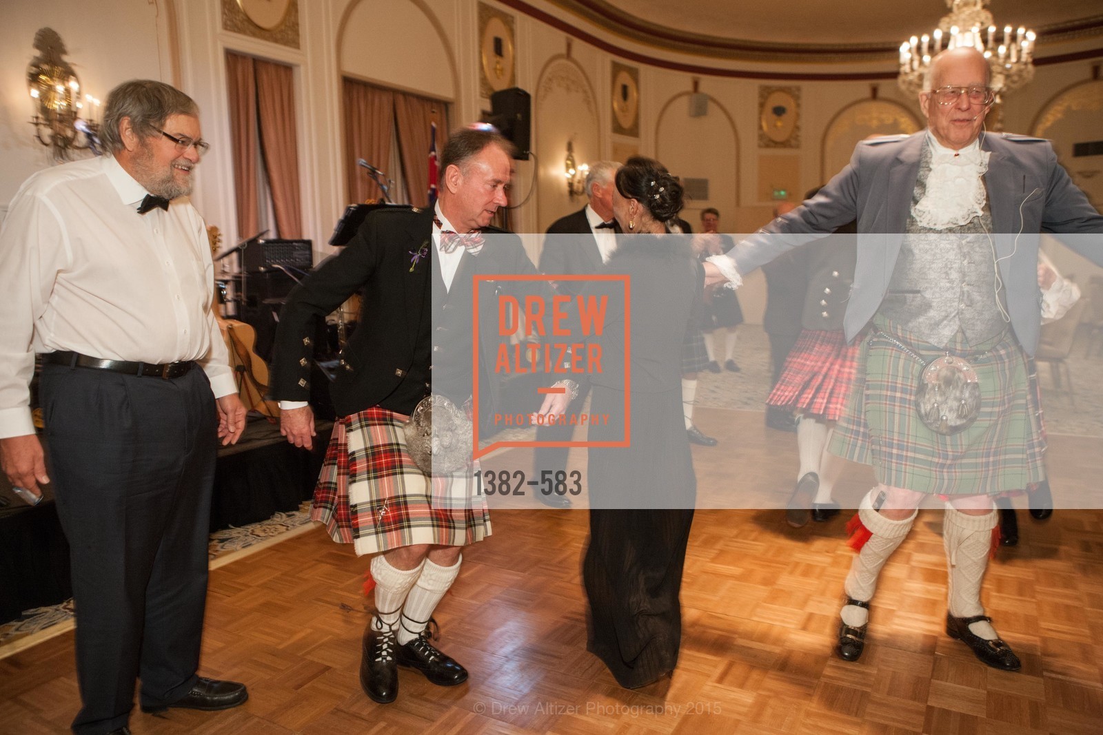 Dance Floor, St. Andrew's Society of San Francisco Annual Banquet and Ball 2015, Marines' Memorial Club & Hotel. 609 Sutter St, November 28th, 2015, Photo #1382-583 Dance Floor, Photo #1382-583