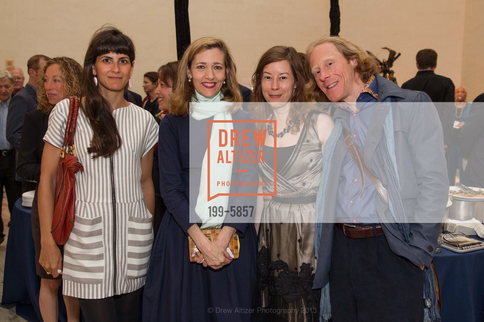 Giulia Difilippo, Margaret Chace, Leslie Dutcher, Jonathan Baaro, Impressionists on the Water Donor Opening Reception at the LEGION OF HONOR, US, May 30th, 2013, Photo #199-5857 Giulia Difilippo, Margaret Chace, Leslie Dutcher, Jonathan Baaro, Photo #199-5857