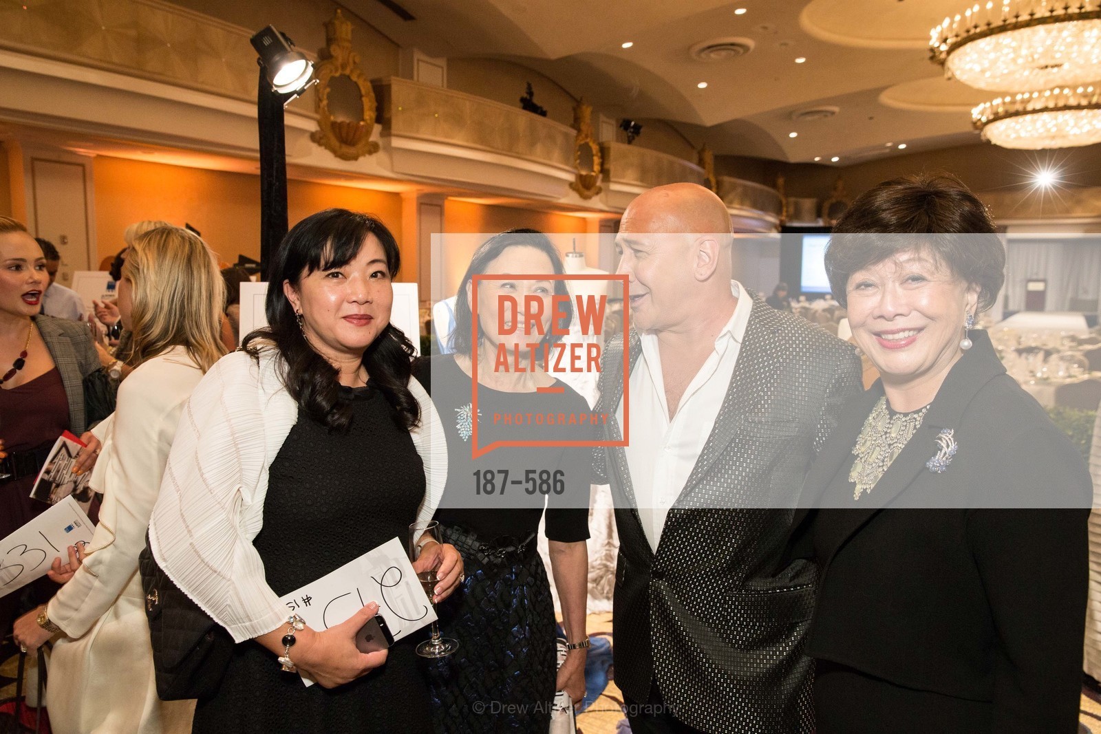 Mindy Sun, Iris Chan, Carmen Marc Valvo, Margaret Collins, 2014 Bay Area ARTHRITIS AUXILLIARY Benefit & Fashion Show, US, October 2nd, 2014,Drew Altizer, Drew Altizer Photography, full-service agency, private events, San Francisco photographer, photographer california
