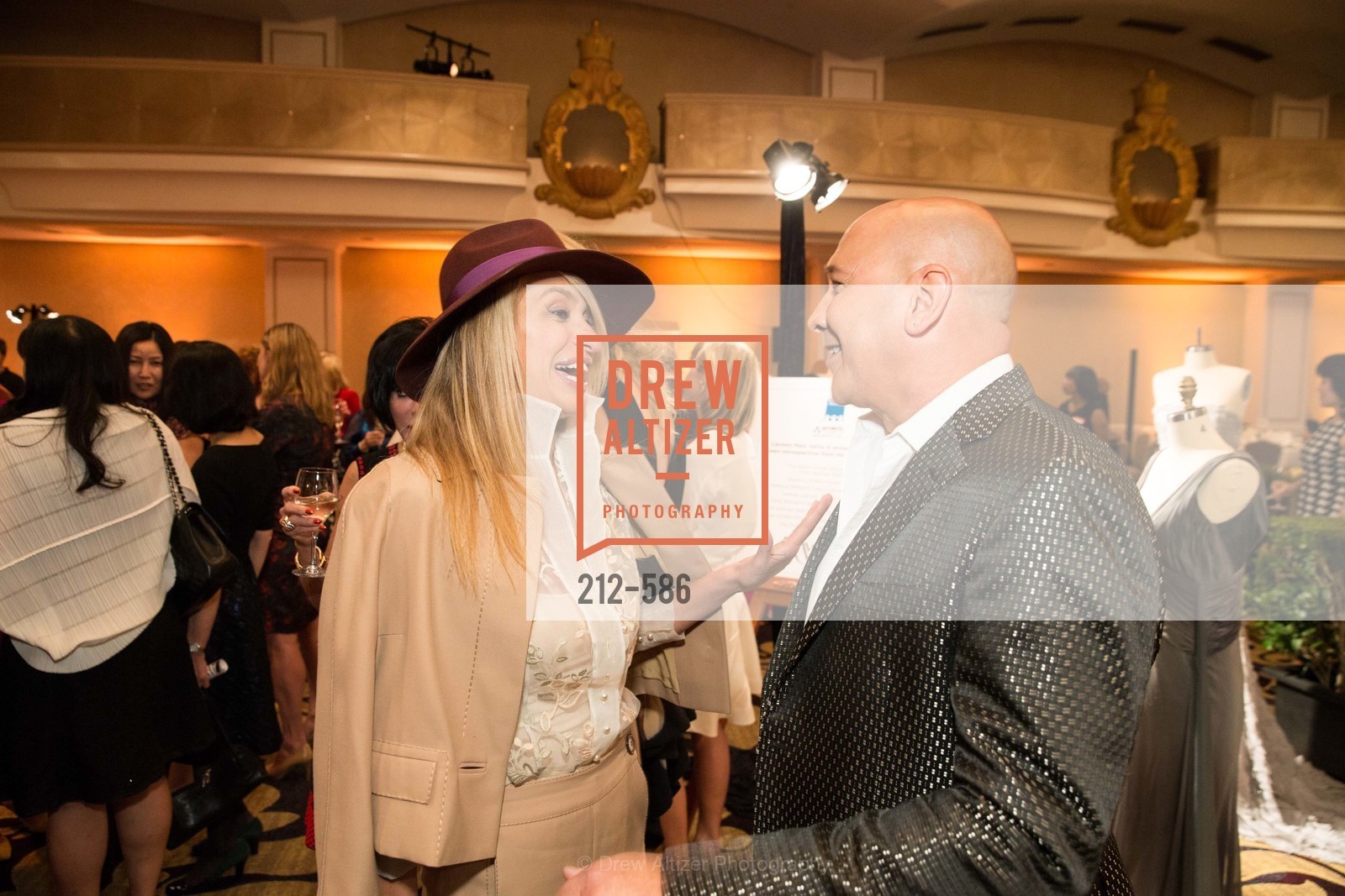 Navid Armstrong, Carmen Marc Valvo, 2014 Bay Area ARTHRITIS AUXILLIARY Benefit & Fashion Show, US, October 2nd, 2014,Drew Altizer, Drew Altizer Photography, full-service agency, private events, San Francisco photographer, photographer california