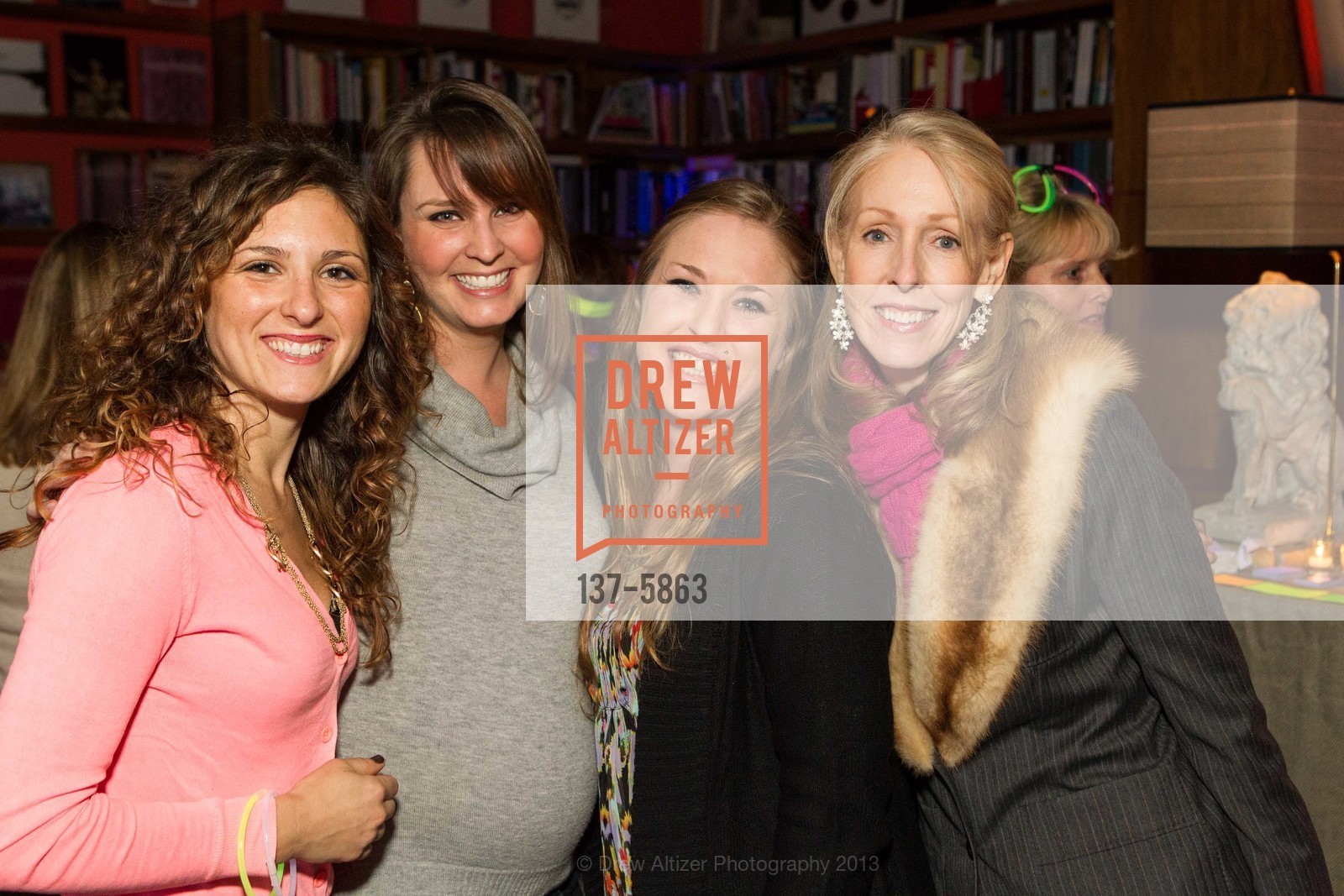 Jennifer Petray, Emily Martin, Alana Dorn, Angela Free, CAVALIER: A Neon Holiday Fundraiser, US, December 3rd, 2013, Photo #137-5863 Jennifer Petray, Emily Martin, Alana Dorn, Angela Free, Photo #137-5863