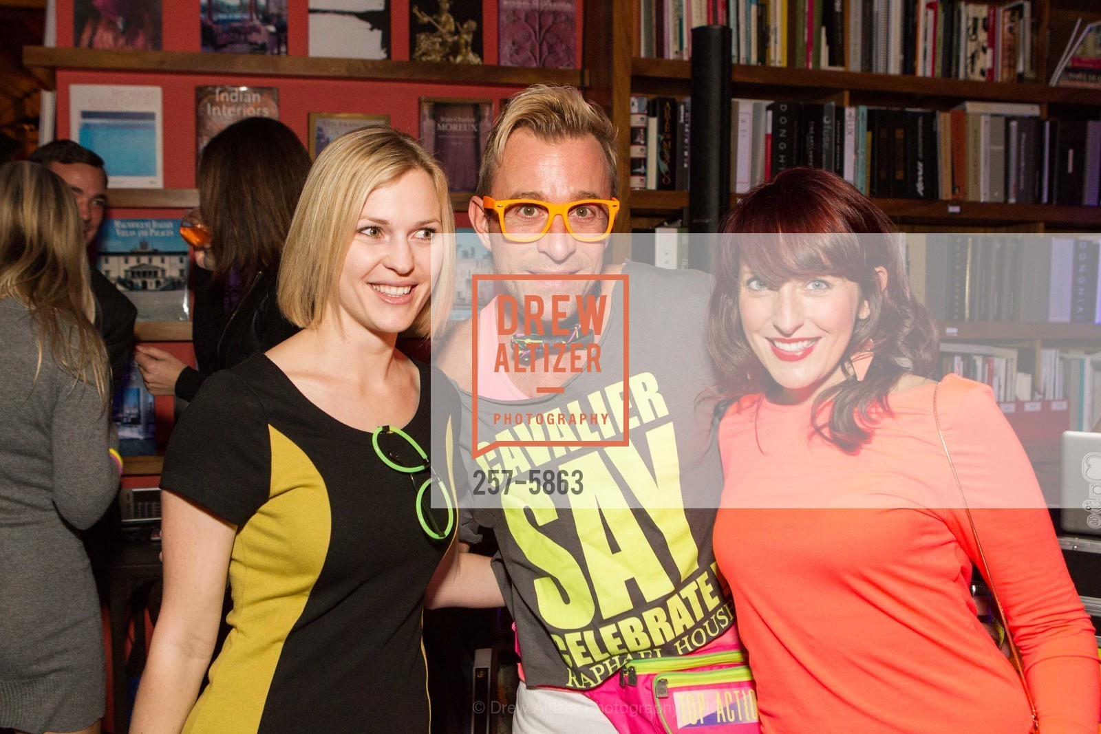 Sharon Finkle, Michael Purdy, Erin Feher, CAVALIER: A Neon Holiday Fundraiser, US, December 3rd, 2013, Photo #257-5863 Sharon Finkle, Michael Purdy, Erin Feher, Photo #257-5863
