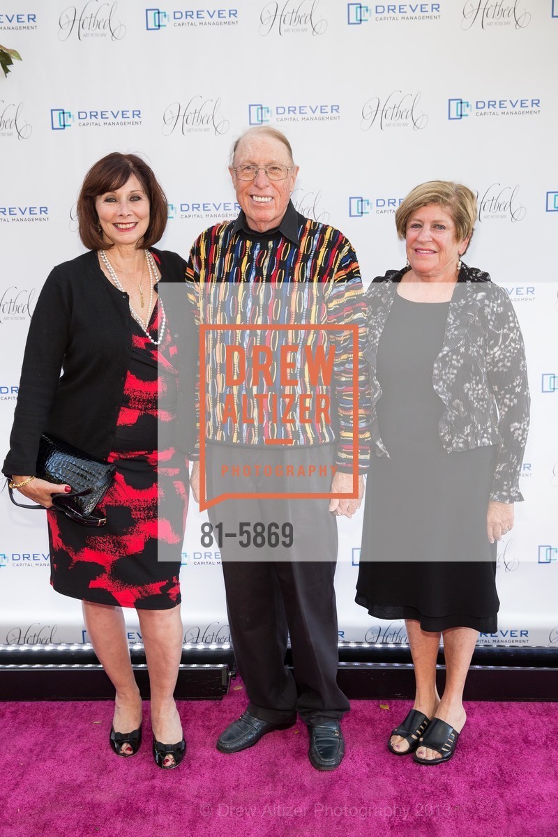 Wynne Grossman, Mark Steingard, Carol Steingard, HOTBED: Art By the Bay Hosted by Alan Cumming, US, August 10th, 2013, Photo #81-5869 Wynne Grossman, Mark Steingard, Carol Steingard, Photo #81-5869