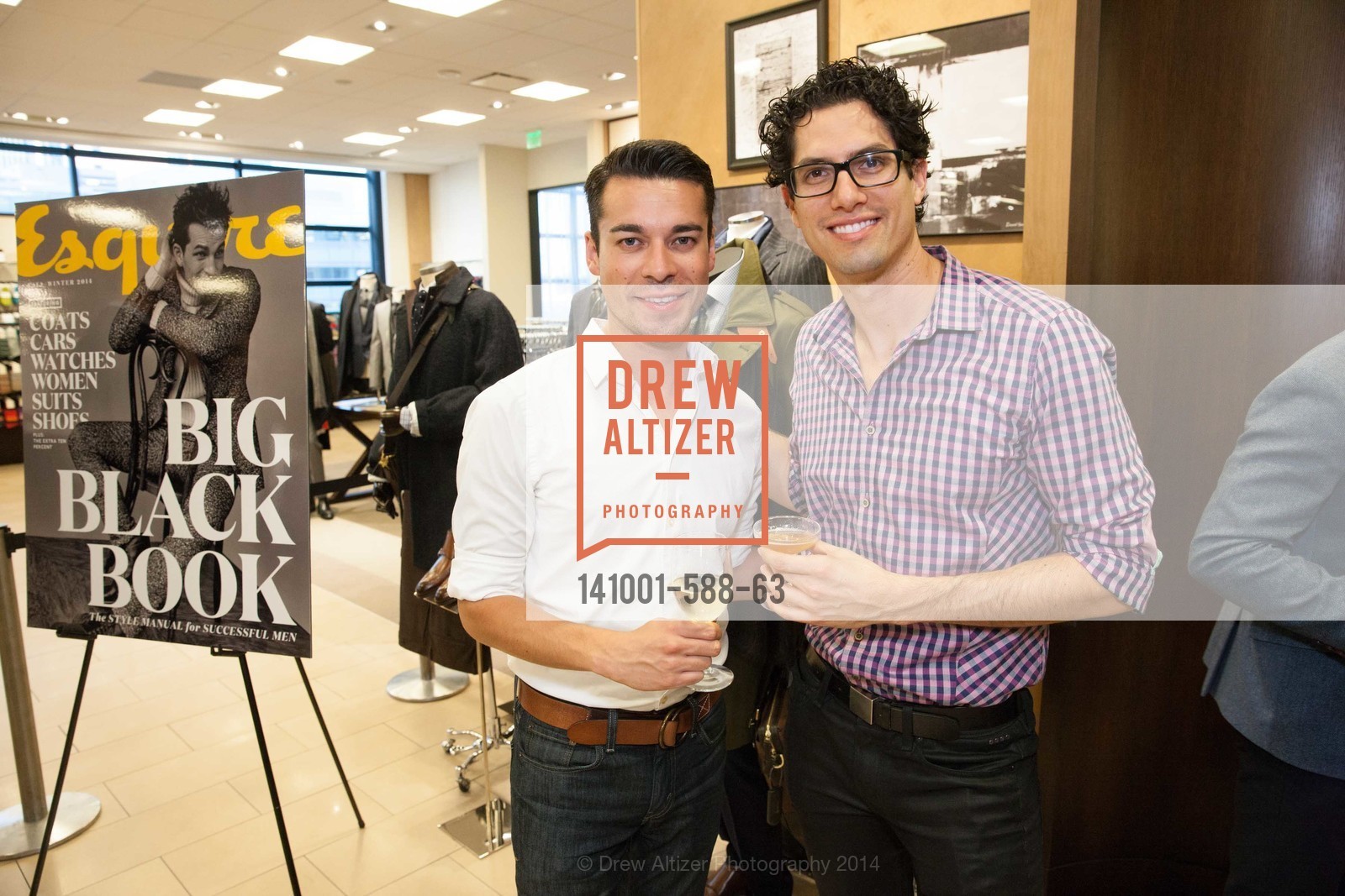 Carlos Pineda, Michael Bisera, ESQUIRE & BLOOMINGDALE'S SF Celebrate the Launch of FREEMANS SPORTING GOODS, US, October 2nd, 2014,Drew Altizer, Drew Altizer Photography, full-service agency, private events, San Francisco photographer, photographer california