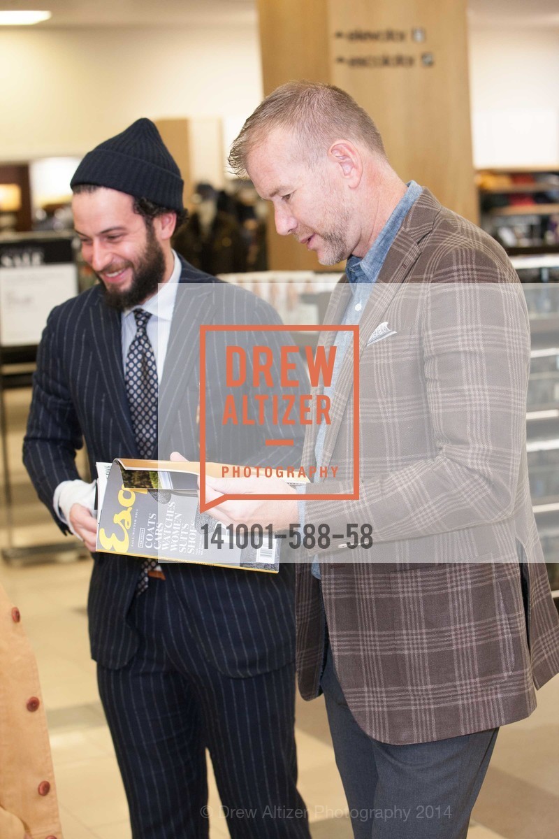 Josh Peskowitz, Kevin Harter, ESQUIRE & BLOOMINGDALE'S SF Celebrate the Launch of FREEMANS SPORTING GOODS, US, October 2nd, 2014,Drew Altizer, Drew Altizer Photography, full-service event agency, private events, San Francisco photographer, photographer California