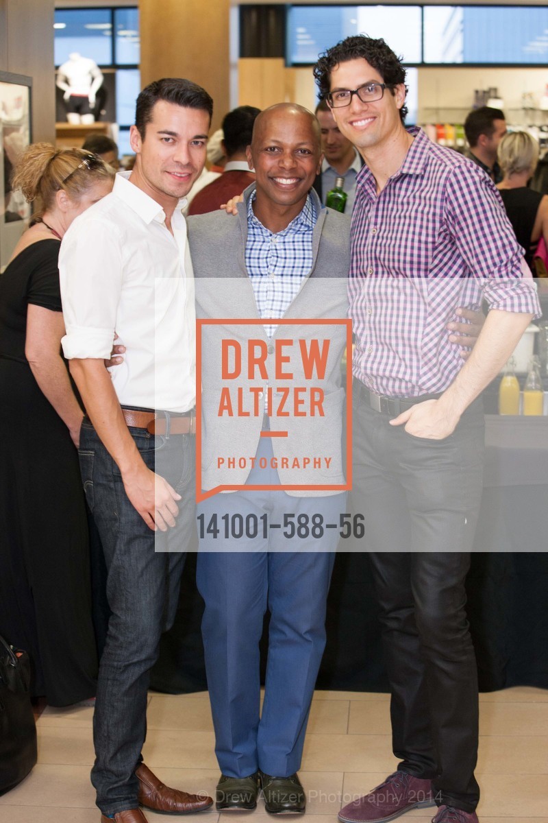 Carlos Pineda, Shaun Saunders, Michael Bisera, ESQUIRE & BLOOMINGDALE'S SF Celebrate the Launch of FREEMANS SPORTING GOODS, US, October 2nd, 2014,Drew Altizer, Drew Altizer Photography, full-service agency, private events, San Francisco photographer, photographer california