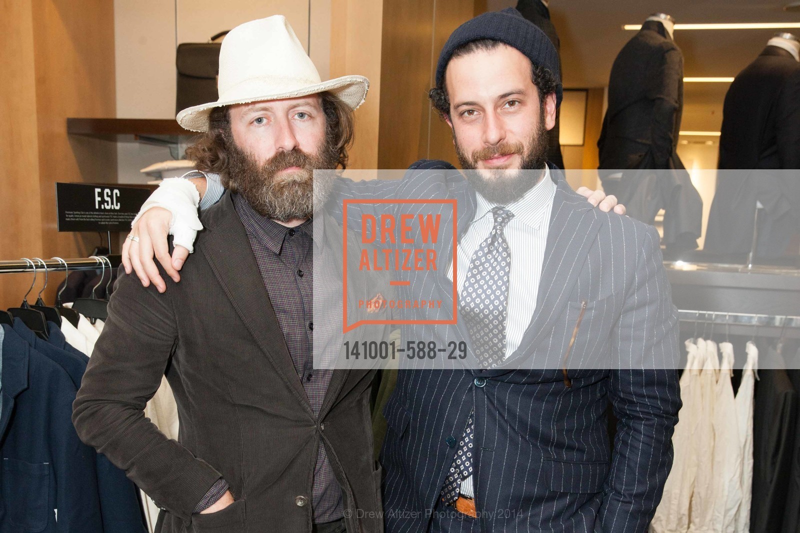 David Coggins, Josh Peskowitz, ESQUIRE & BLOOMINGDALE'S SF Celebrate the Launch of FREEMANS SPORTING GOODS, US, October 2nd, 2014, Photo #141001-588-29 David Coggins, Josh Peskowitz, Photo #141001-588-29