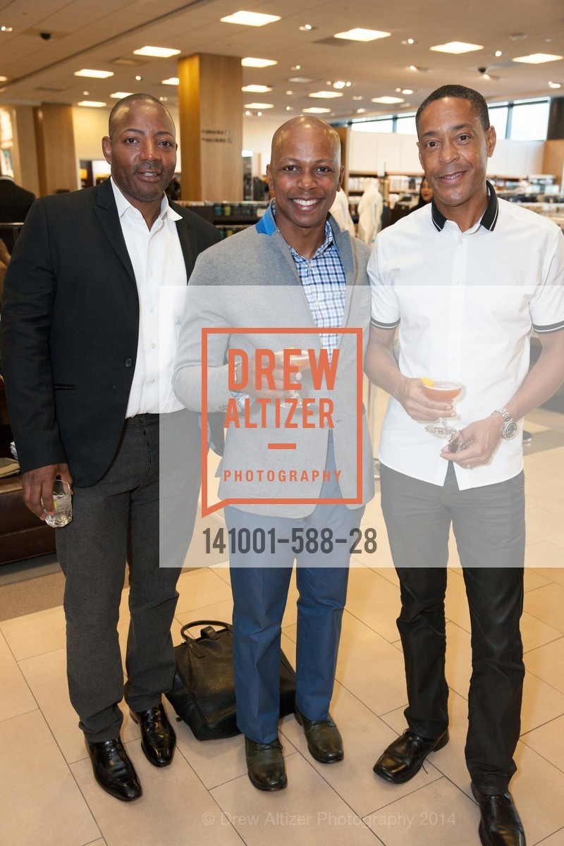 Joaquin McCoy, Shaun Saunders, John Barnhill, ESQUIRE & BLOOMINGDALE'S SF Celebrate the Launch of FREEMANS SPORTING GOODS, US, October 2nd, 2014, Photo #141001-588-28 Joaquin McCoy, Shaun Saunders, John Barnhill, Photo #141001-588-28