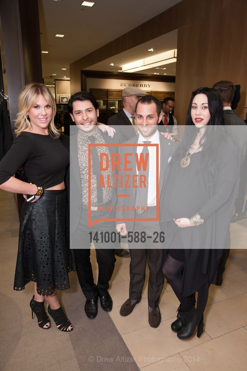 Amanda Adams, Hector Vargas, Daniel Triasi, Cati Gallardo, ESQUIRE & BLOOMINGDALE'S SF Celebrate the Launch of FREEMANS SPORTING GOODS, US, October 2nd, 2014, Photo #141001-588-26 Amanda Adams, Hector Vargas, Daniel Triasi, Cati Gallardo, Photo #141001-588-26