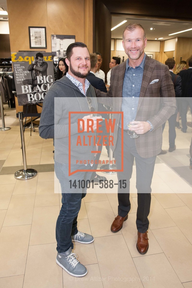 Colin Gillooly, Kevin Harter, ESQUIRE & BLOOMINGDALE'S SF Celebrate the Launch of FREEMANS SPORTING GOODS, US, October 2nd, 2014, Photo #141001-588-15 Colin Gillooly, Kevin Harter, Photo #141001-588-15