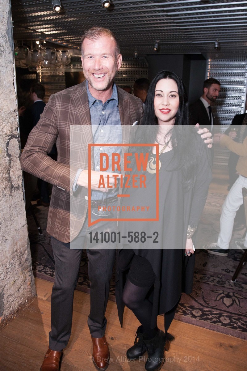 Kevin Harter, Cati Gallardo, ESQUIRE & BLOOMINGDALE'S SF Celebrate the Launch of FREEMANS SPORTING GOODS, US, October 2nd, 2014,Drew Altizer, Drew Altizer Photography, full-service agency, private events, San Francisco photographer, photographer california