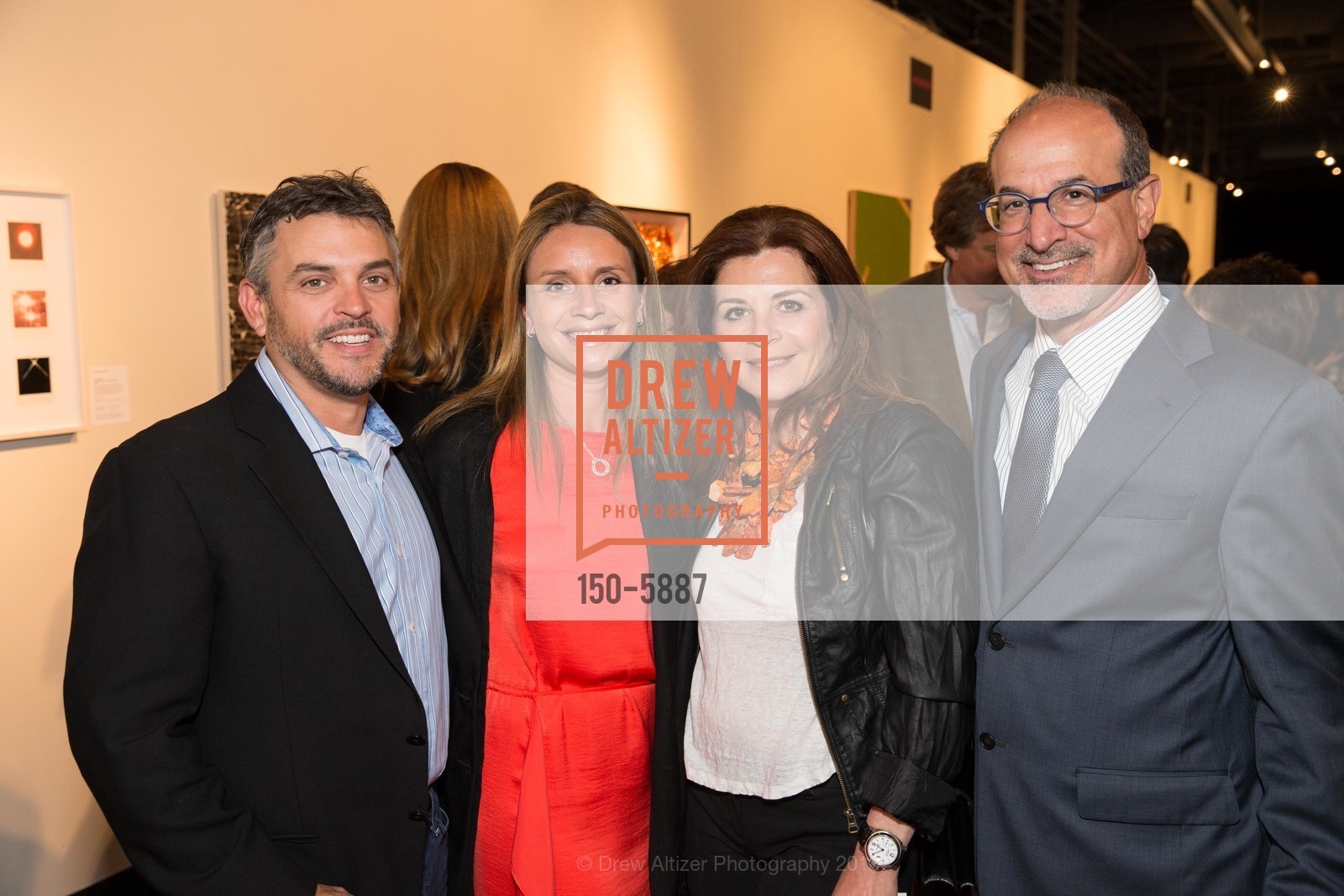 Jamie McGrath, Sandra McGrath, Farah Makras, Victor Makras, HEADLANDS CENTER FOR THE ARTS Benefit Auction, US, June 5th, 2013, Photo #150-5887 Jamie McGrath, Sandra McGrath, Farah Makras, Victor Makras, Photo #150-5887