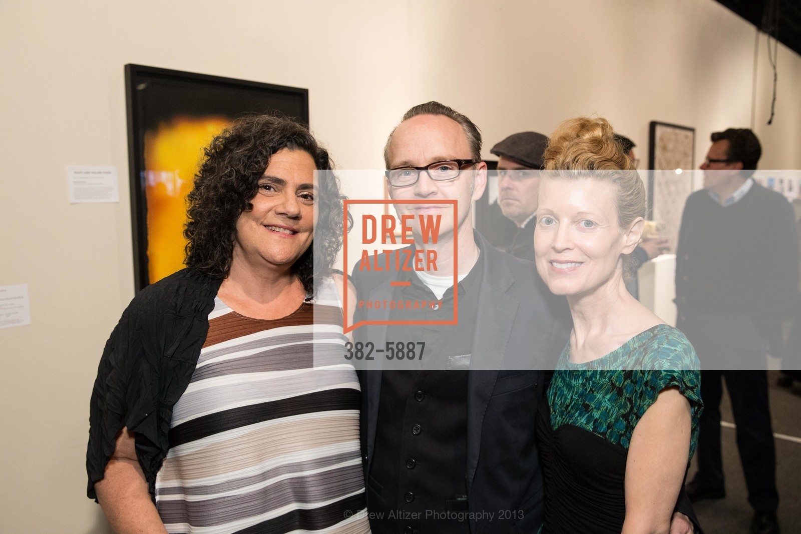 Deborah Rappaport, Travis Somerville, Nancy King, HEADLANDS CENTER FOR THE ARTS Benefit Auction, US, June 5th, 2013, Photo #382-5887 Deborah Rappaport, Travis Somerville, Nancy King, Photo #382-5887