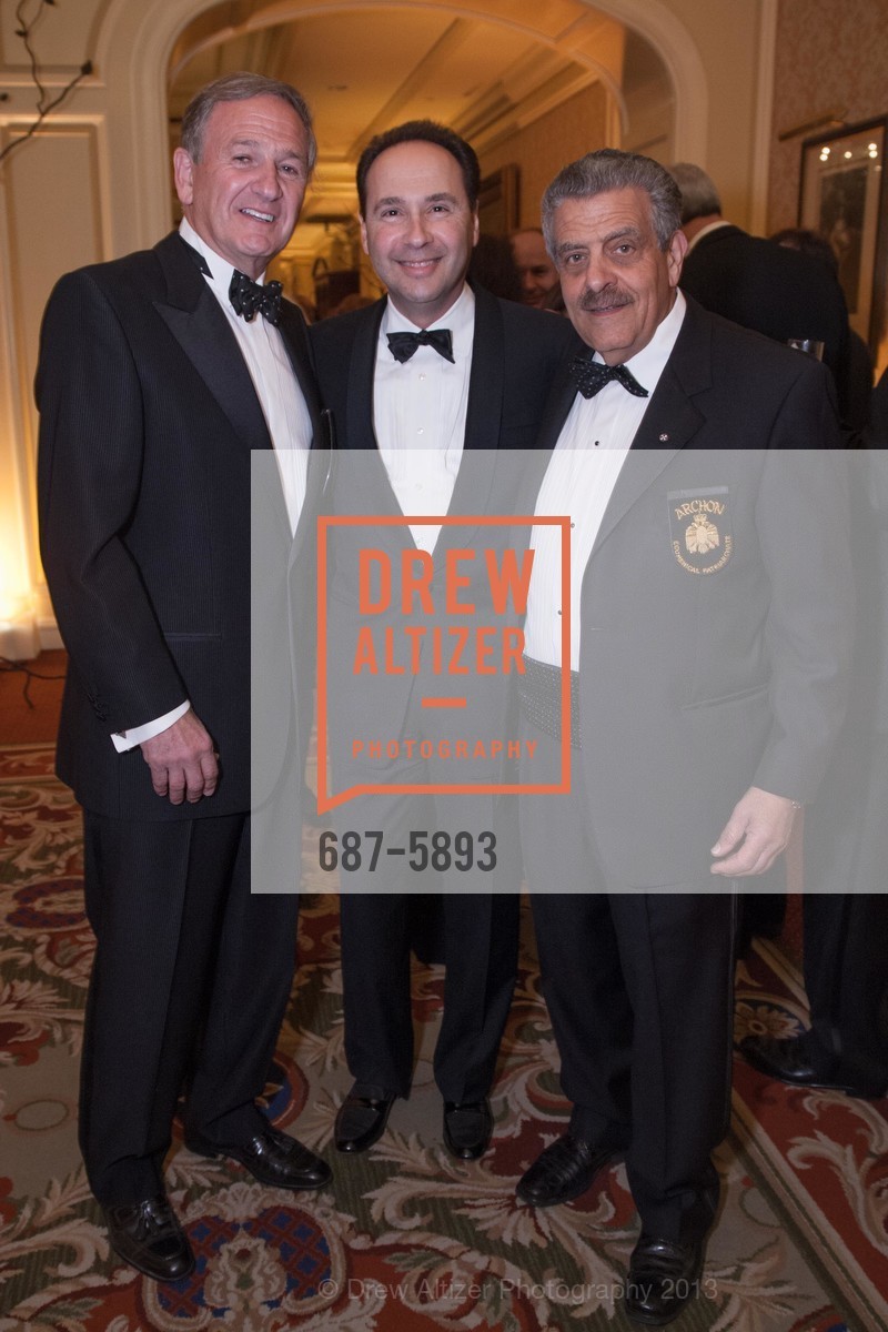 Costa Arger, Gary Vrionis, Kenny Frangadakis, GREEK ORTHODOX METROPOLIS Gala Honoring Fanis Economidis, US, March 2nd, 2013, Photo #687-5893 Costa Arger, Gary Vrionis, Kenny Frangadakis, Photo #687-5893
