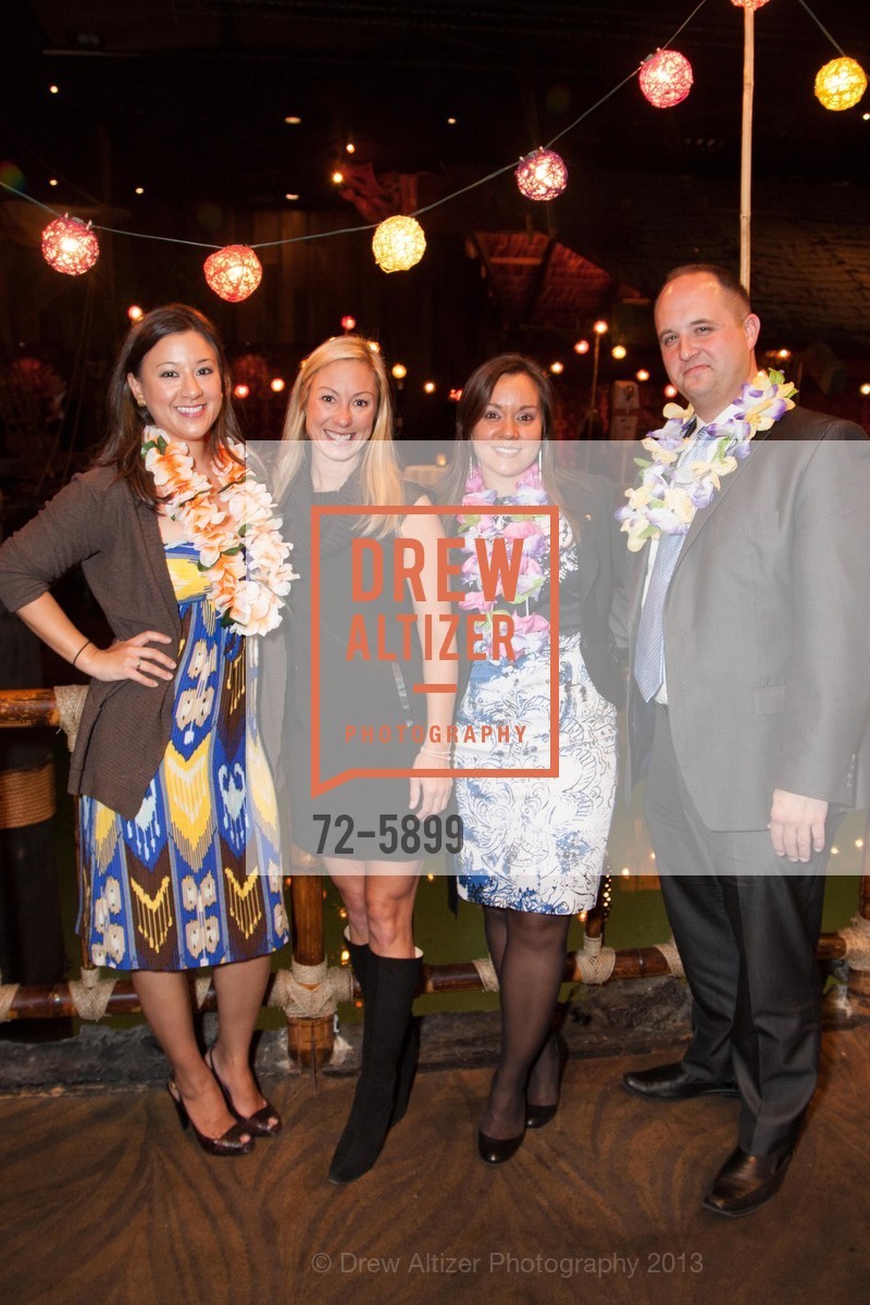 Melissa Farrar, Debbie Rizzo, Edwina Klunder, Chris Miller, FAIRMONT HOTEL'S Tonga Room Relaunch of Cocktail and Dinner Menu, US, November 4th, 2013, Photo #72-5899 Melissa Farrar, Debbie Rizzo, Edwina Klunder, Chris Miller, Photo #72-5899