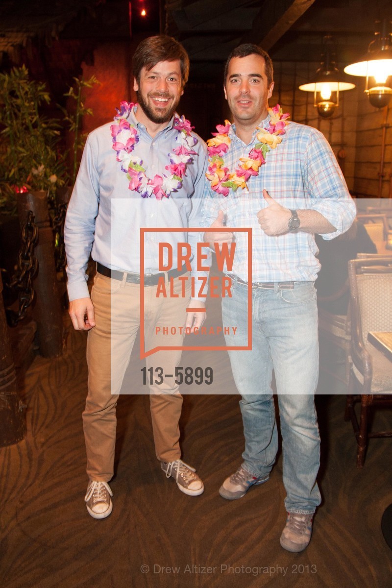 Hunter Hoffman, Chris Newhouse, FAIRMONT HOTEL'S Tonga Room Relaunch of Cocktail and Dinner Menu, US, November 4th, 2013, Photo #113-5899 Hunter Hoffman, Chris Newhouse, Photo #113-5899