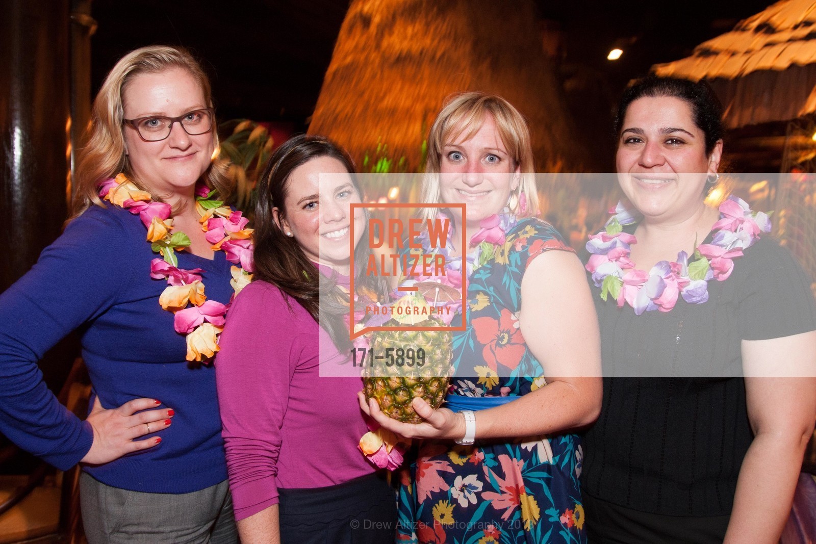 Kara Whittington, Charlotte Patterson, Sarah Owens, Amtharzada Meda, FAIRMONT HOTEL'S Tonga Room Relaunch of Cocktail and Dinner Menu, US, November 4th, 2013, Photo #171-5899 Kara Whittington, Charlotte Patterson, Sarah Owens, Amtharzada Meda, Photo #171-5899