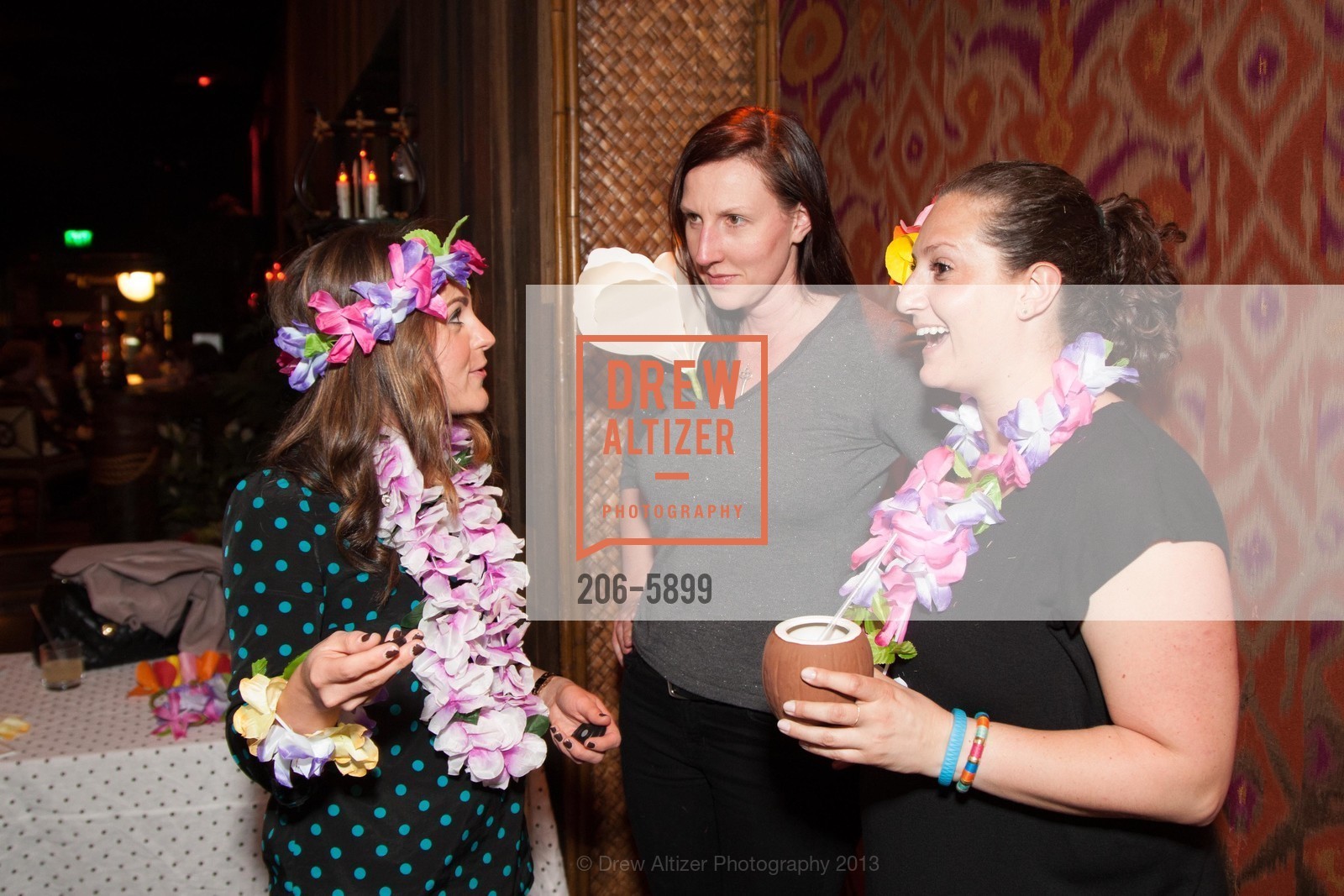 Edyta Szyszlo, Kristin Ostro, Shelley Kinder, FAIRMONT HOTEL'S Tonga Room Relaunch of Cocktail and Dinner Menu, US, November 4th, 2013, Photo #206-5899 Edyta Szyszlo, Kristin Ostro, Shelley Kinder, Photo #206-5899