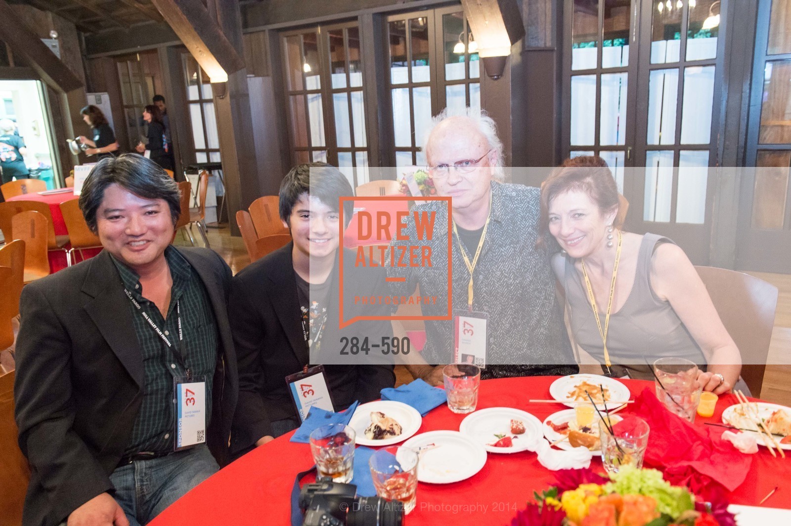 David Tanaka, Mitchell Tanaka, Dennis Muren, Zara Muren, Mill Valley Film Festival Opening Night, US, October 3rd, 2014,Drew Altizer, Drew Altizer Photography, full-service agency, private events, San Francisco photographer, photographer california