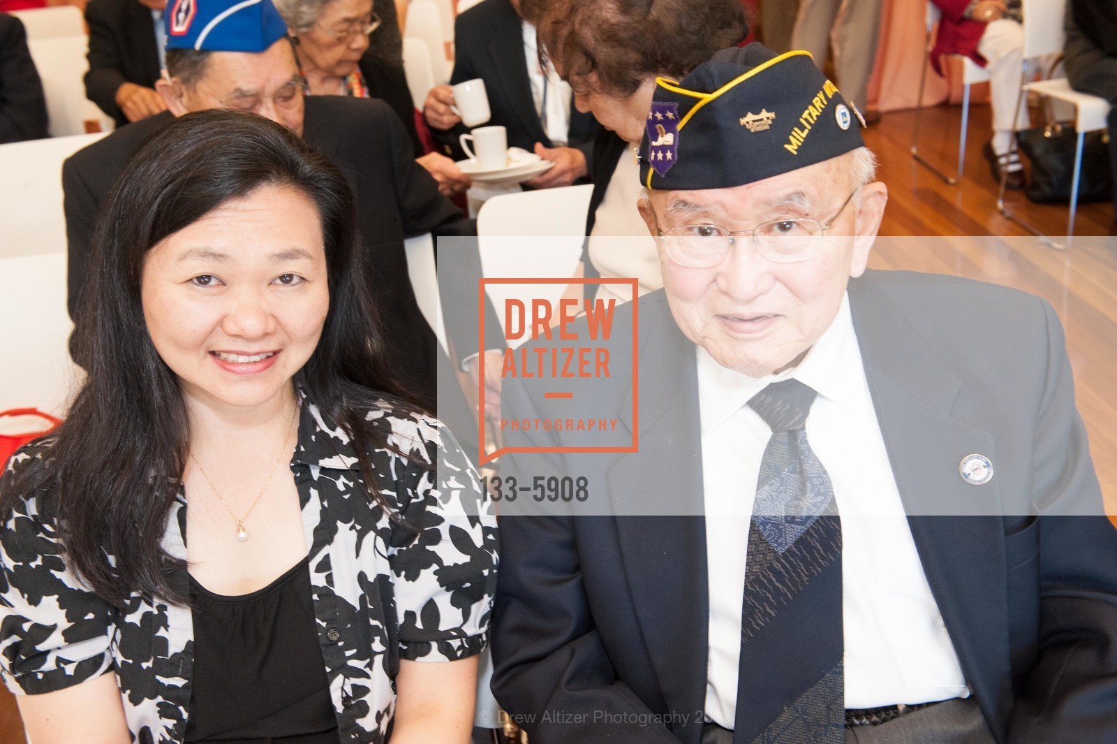 Grace Kaori Suzuki, Warren Eijina, FAMSF American Hero: Congressional Gold Medal Opening Celebration, US, June 29th, 2013, Photo #133-5908 Grace Kaori Suzuki, Warren Eijina, Photo #133-5908