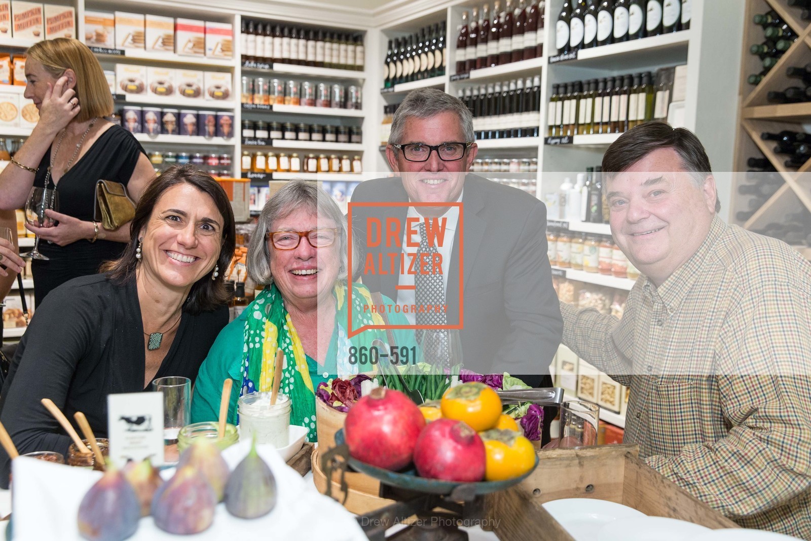Eva Bertran, Katherine Hill, Tom Rouse, David Brown, CHUCK WILLIAMS Birthday Celebration, US, October 3rd, 2014, Photo #860-591 Eva Bertran, Katherine Hill, Tom Rouse, David Brown, Photo #860-591