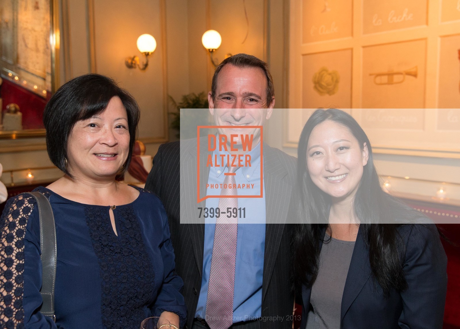 Stephanie Lee, Dave Ciabattari, Sylvia Lee, BOUCHON BISTRO Celebrates its 15th Anniversary, US, October 15th, 2013, Photo #7399-5911 Stephanie Lee, Dave Ciabattari, Sylvia Lee, Photo #7399-5911