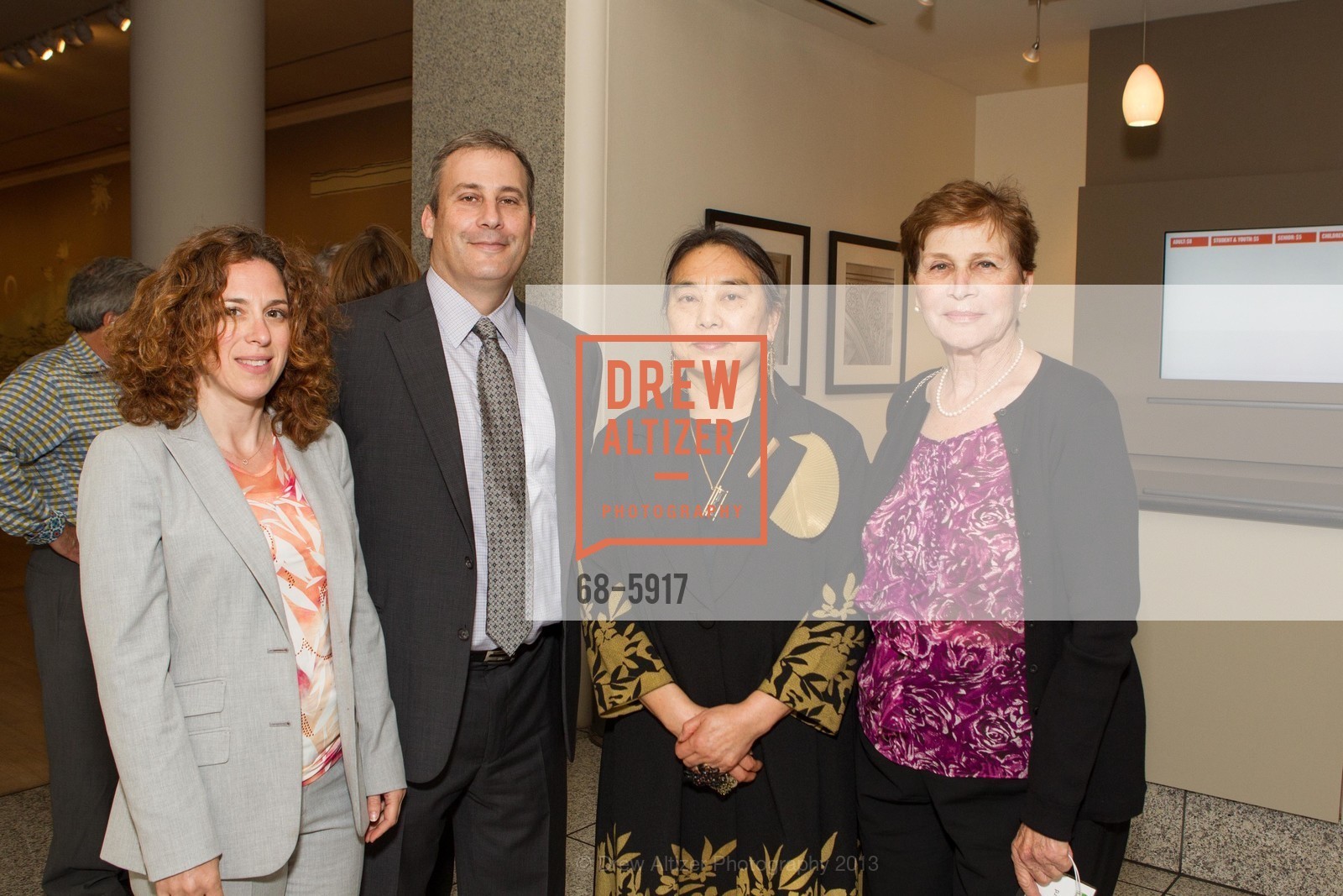 Katy Dinner, Ian Reinhard, Hung Liu, Myra Reinhard, SAN JOSE MUSEUM OF ART Opening Reception for Annie Leibovitz Exhibit, US, June 5th, 2013, Photo #68-5917 Katy Dinner, Ian Reinhard, Hung Liu, Myra Reinhard, Photo #68-5917