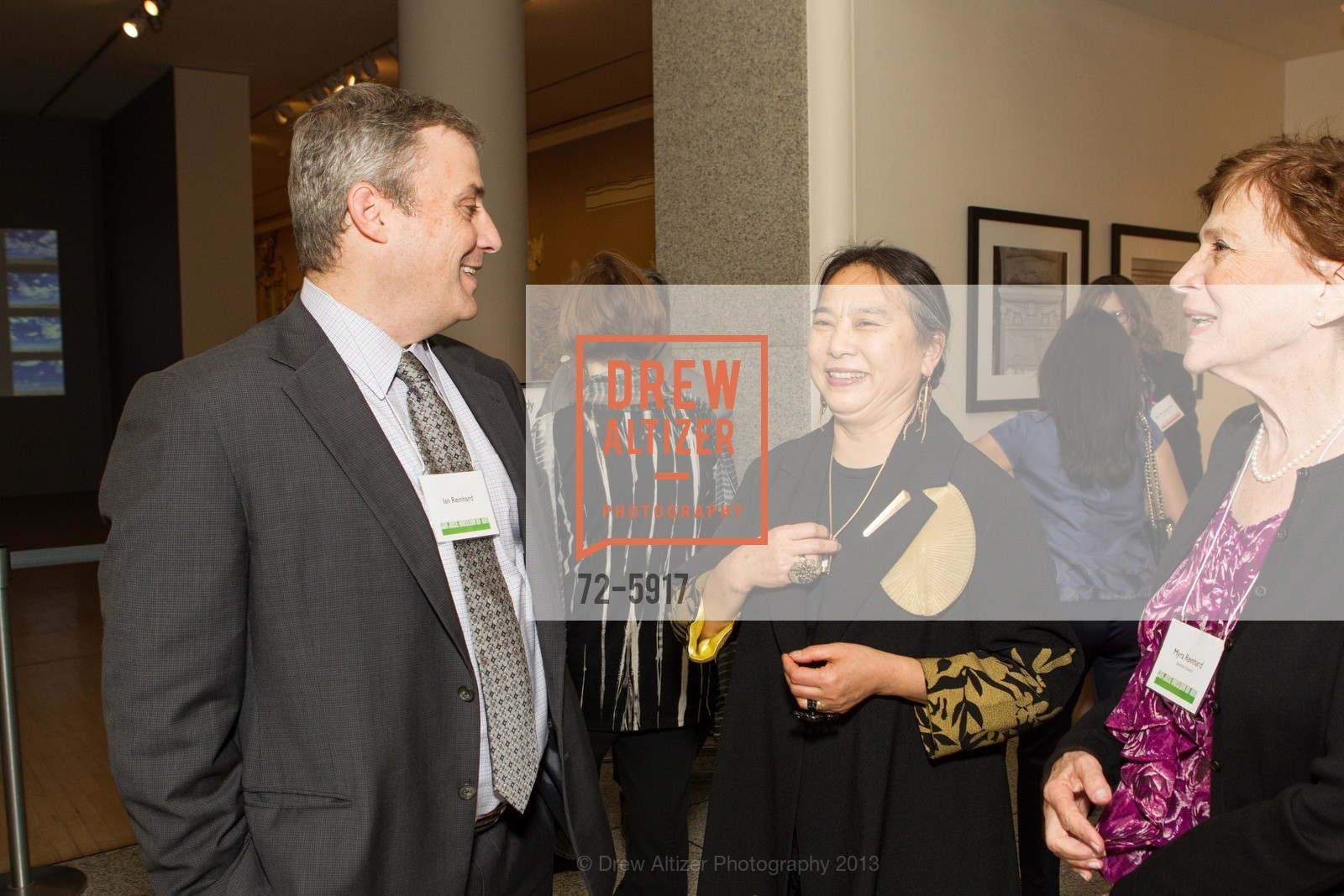 Ian Reinhard, Hung Liu, Myra Reinhard, SAN JOSE MUSEUM OF ART Opening Reception for Annie Leibovitz Exhibit, US, June 5th, 2013, Photo #72-5917 Ian Reinhard, Hung Liu, Myra Reinhard, Photo #72-5917