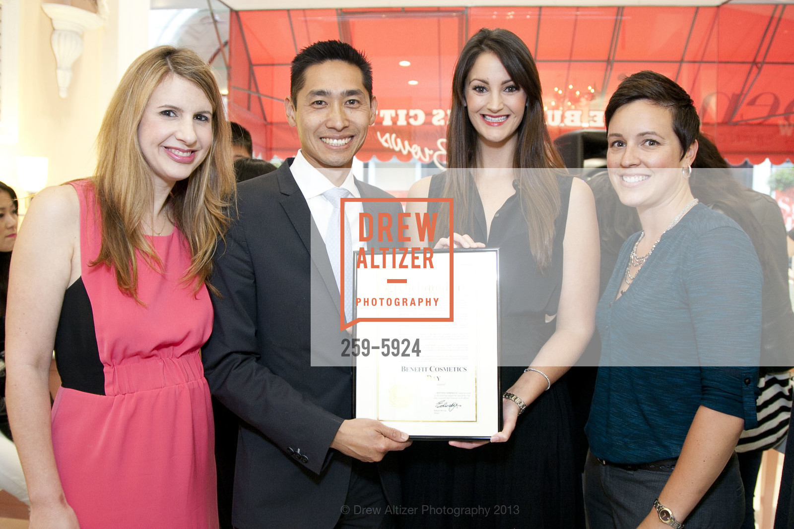 Alison Haljun, Todd Rufo, Annie Ford Danielson, BENEFITS COSMETICS BOUTIQUE Downtown San Francisco Store Opening, US, July 30th, 2013, Photo #259-5924 Alison Haljun, Todd Rufo, Annie Ford Danielson, Photo #259-5924