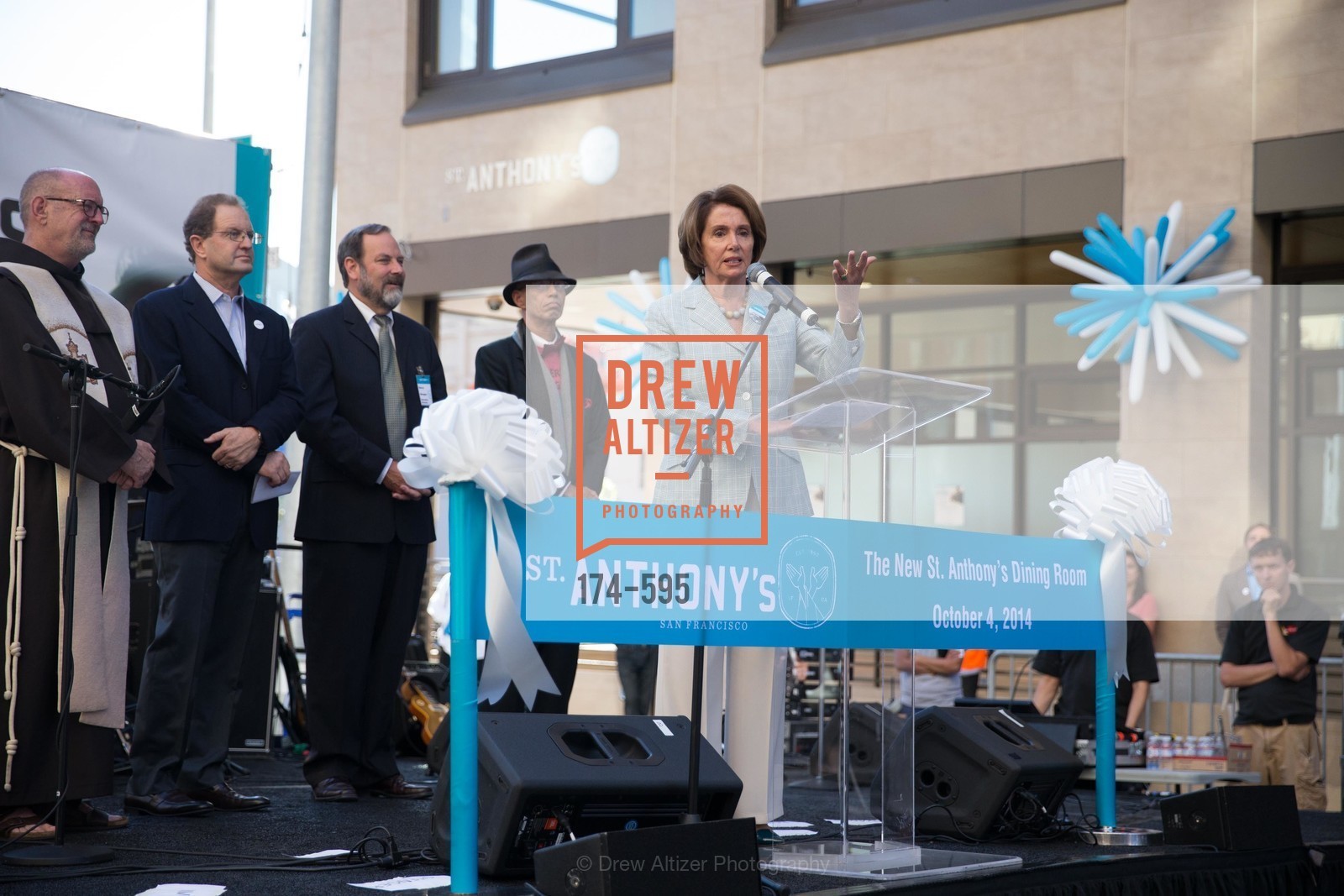 Nancy Pelosi, ST. ANTHONY'S Dining Room Ribbon Cutting Ceremony, US, October 5th, 2014,Drew Altizer, Drew Altizer Photography, full-service agency, private events, San Francisco photographer, photographer california