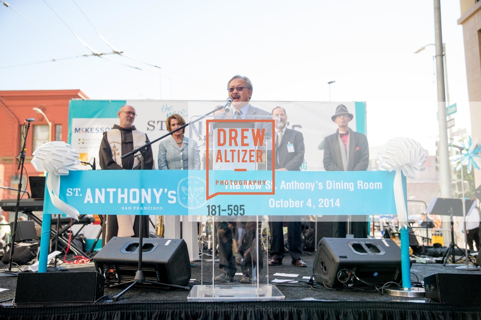 Ed Lee, ST. ANTHONY'S Dining Room Ribbon Cutting Ceremony, US, October 5th, 2014,Drew Altizer, Drew Altizer Photography, full-service agency, private events, San Francisco photographer, photographer california