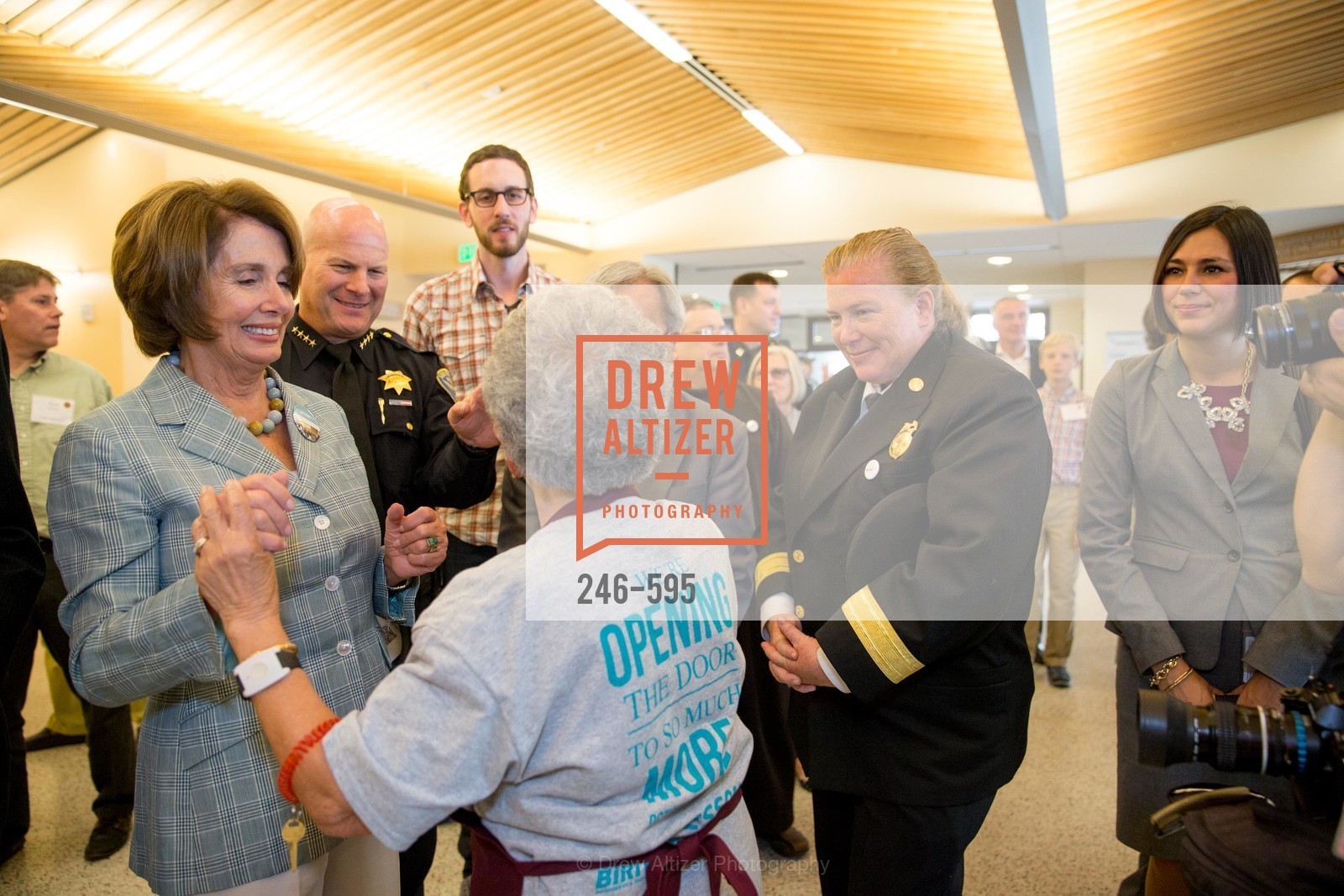 Nancy Pelosi, Greg Suhr, Scott Wiener, Carmelita Lozano, Joanne Hayes-White, ST. ANTHONY'S Dining Room Ribbon Cutting Ceremony, US, October 5th, 2014,Drew Altizer, Drew Altizer Photography, full-service agency, private events, San Francisco photographer, photographer california