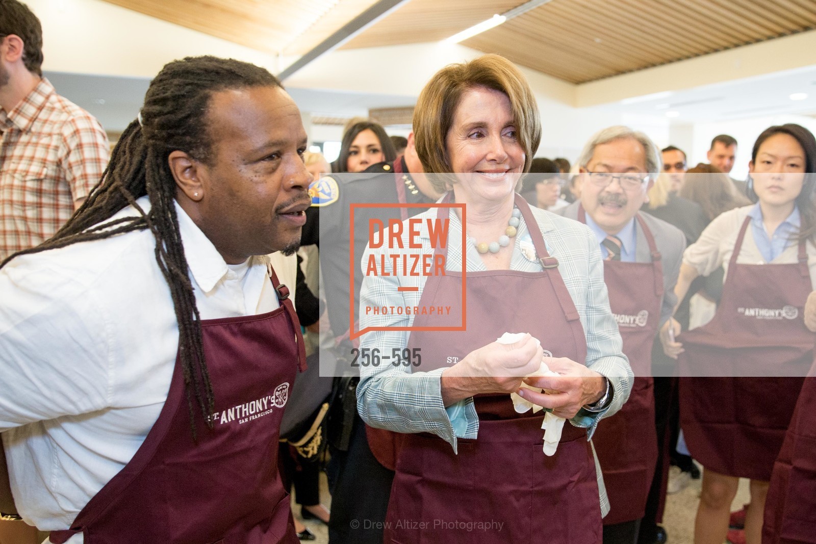 Tyrone Hopper, Nancy Pelosi, ST. ANTHONY'S Dining Room Ribbon Cutting Ceremony, US, October 5th, 2014,Drew Altizer, Drew Altizer Photography, full-service agency, private events, San Francisco photographer, photographer california