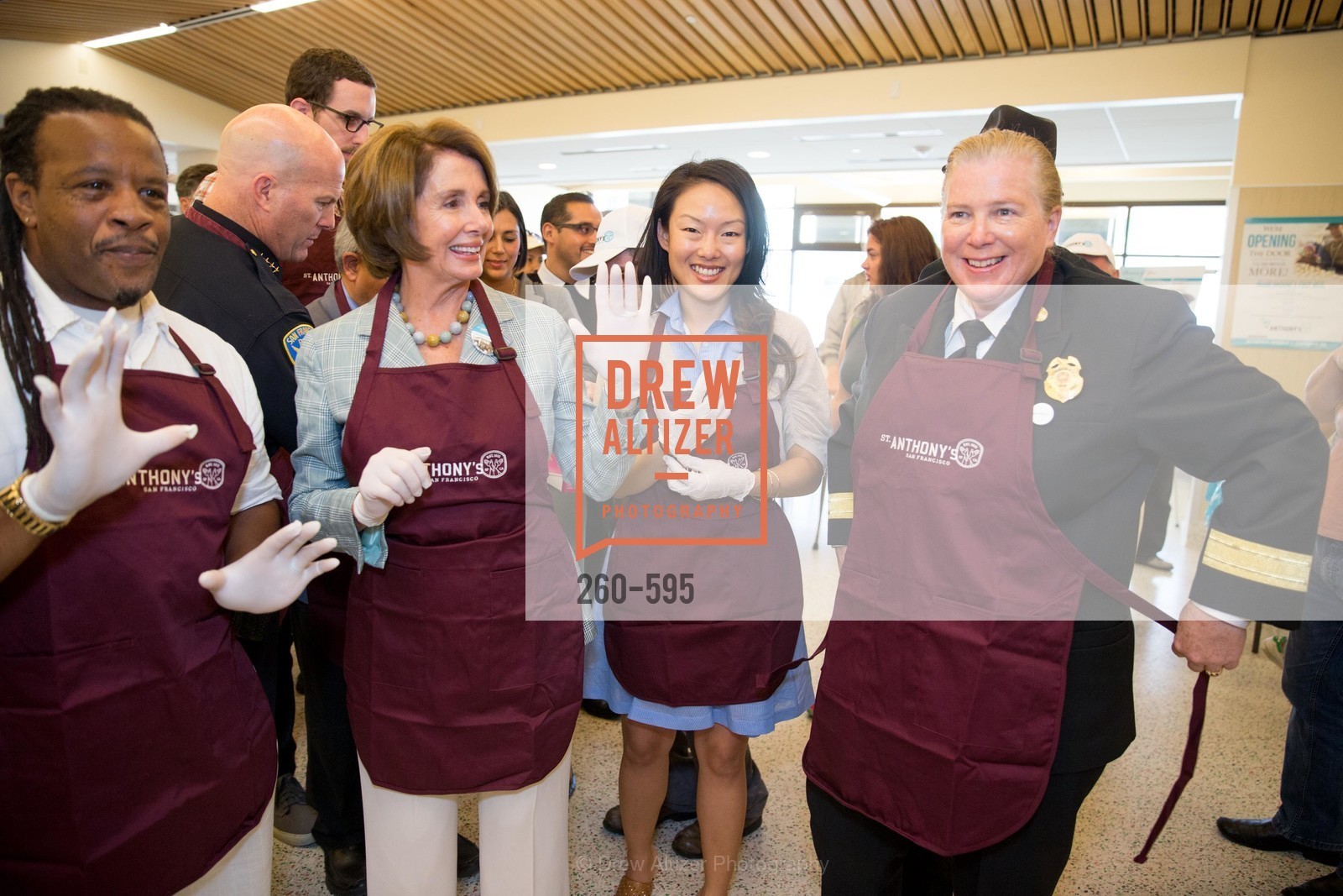 Tyrone Hopper, Nancy Pelosi, Jane Kim, Joanne Hayes-White, ST. ANTHONY'S Dining Room Ribbon Cutting Ceremony, US, October 5th, 2014,Drew Altizer, Drew Altizer Photography, full-service agency, private events, San Francisco photographer, photographer california
