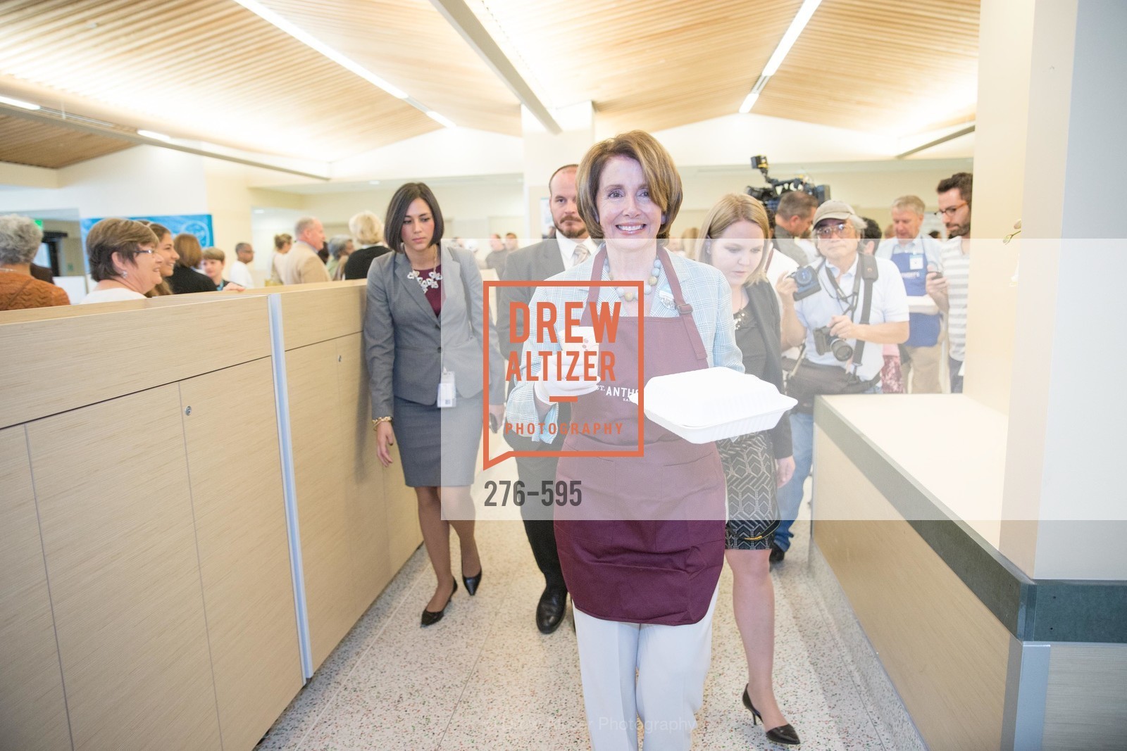 Nancy Pelosi, ST. ANTHONY'S Dining Room Ribbon Cutting Ceremony, US, October 5th, 2014,Drew Altizer, Drew Altizer Photography, full-service agency, private events, San Francisco photographer, photographer california