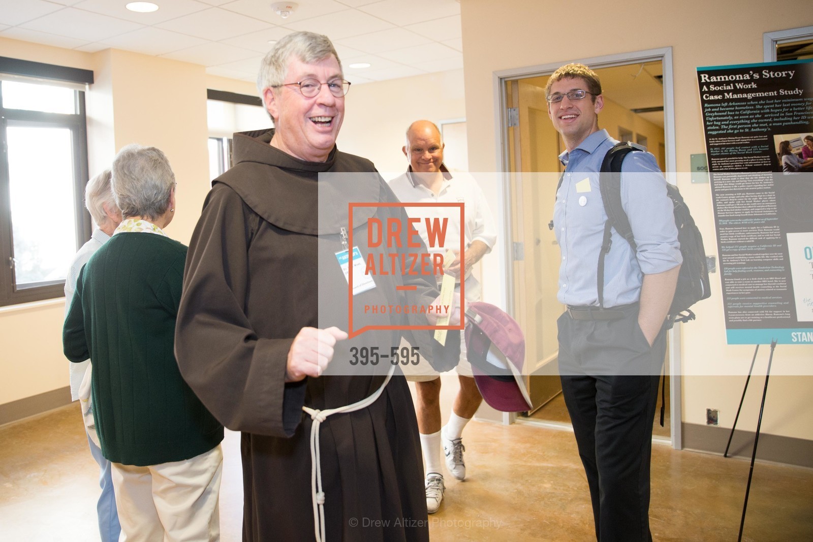 Father Tom West, ST. ANTHONY'S Dining Room Ribbon Cutting Ceremony, US, October 5th, 2014,Drew Altizer, Drew Altizer Photography, full-service event agency, private events, San Francisco photographer, photographer California