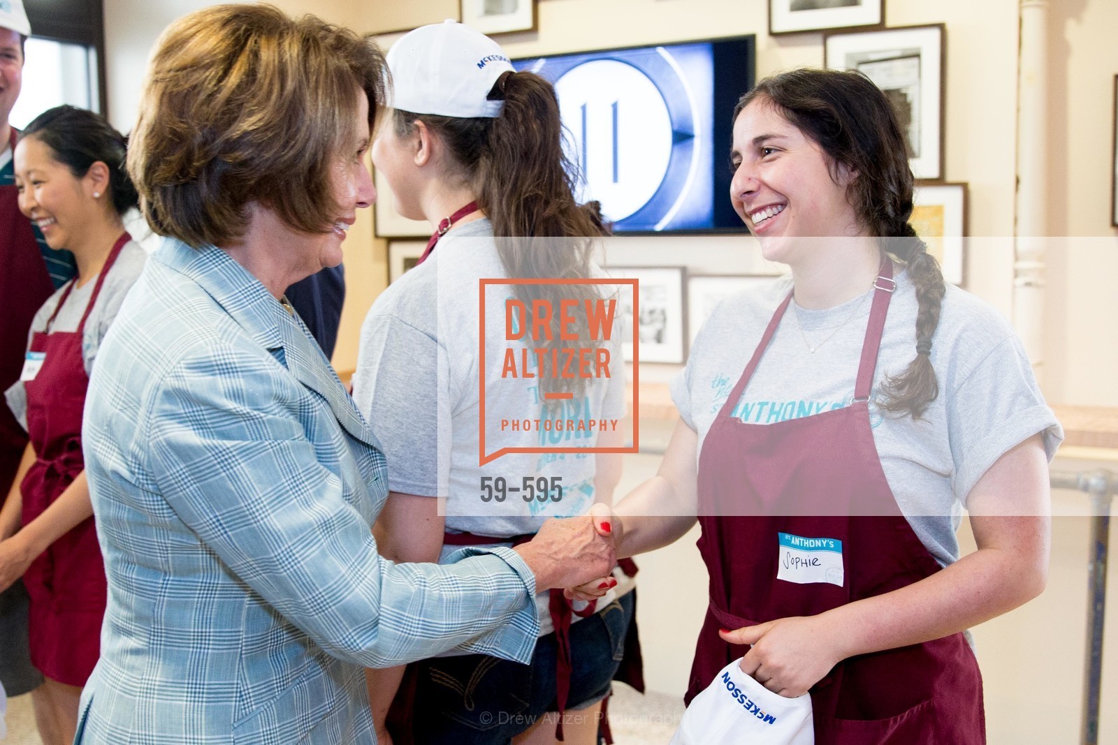 Nancy Pelosi, ST. ANTHONY'S Dining Room Ribbon Cutting Ceremony, US, October 5th, 2014,Drew Altizer, Drew Altizer Photography, full-service agency, private events, San Francisco photographer, photographer california