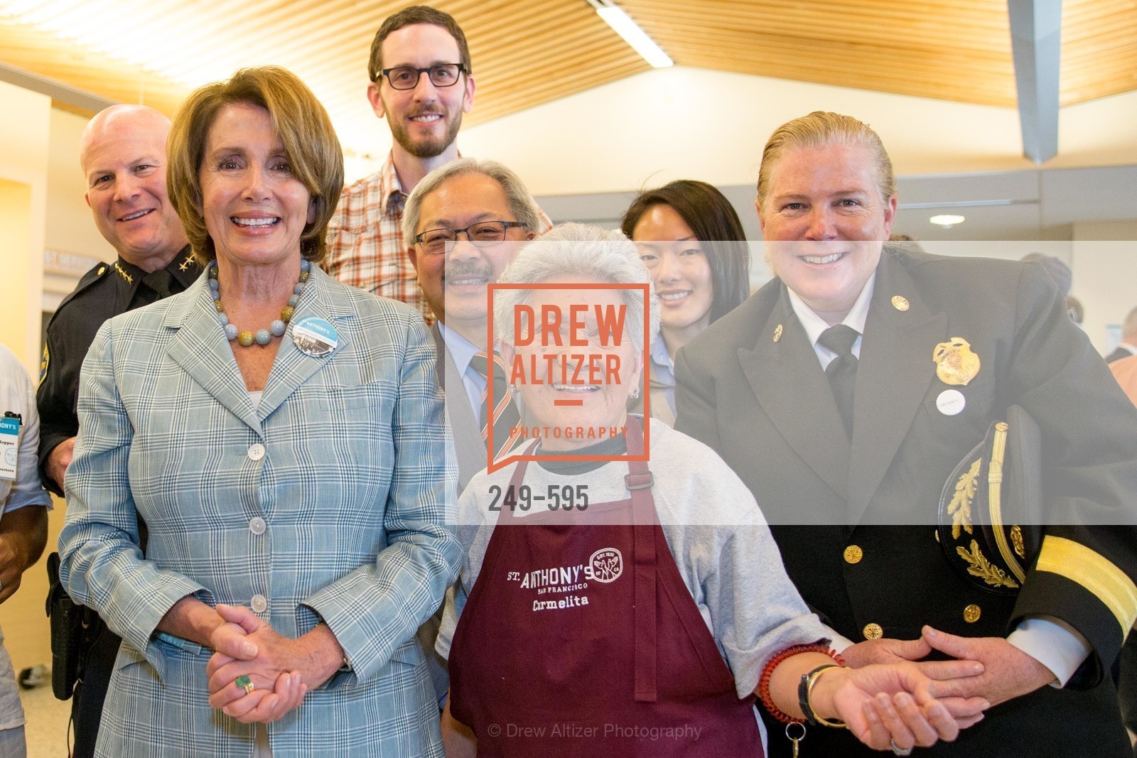 Del Seymour, Nancy Pelosi, Carmelita Lozano, Joanne Hayes-White, ST. ANTHONY'S Dining Room Ribbon Cutting Ceremony, US, October 5th, 2014,Drew Altizer, Drew Altizer Photography, full-service agency, private events, San Francisco photographer, photographer california