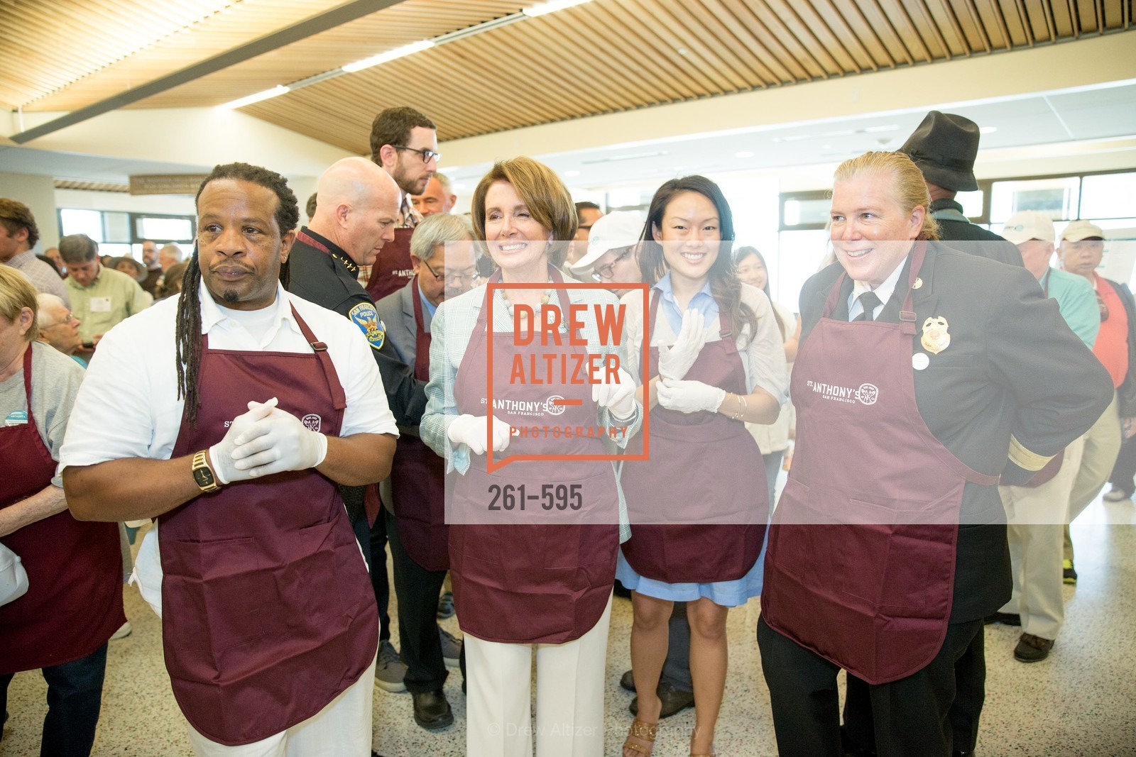 Tyrone Hopper, Nancy Pelosi, Jane Kim, Joanne Hayes-White, ST. ANTHONY'S Dining Room Ribbon Cutting Ceremony, US, October 5th, 2014,Drew Altizer, Drew Altizer Photography, full-service agency, private events, San Francisco photographer, photographer california