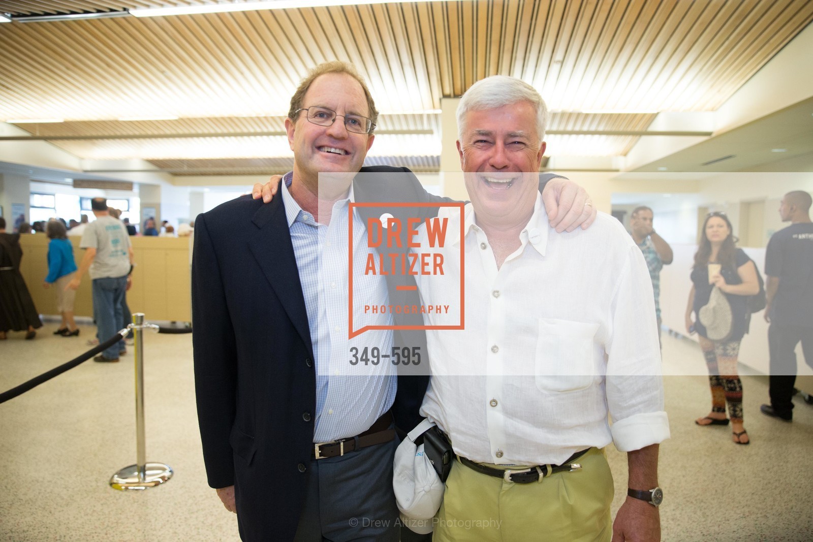 Michael Parish, Tom Bentley, ST. ANTHONY'S Dining Room Ribbon Cutting Ceremony, US, October 5th, 2014, Photo #349-595 Michael Parish, Tom Bentley, Photo #349-595