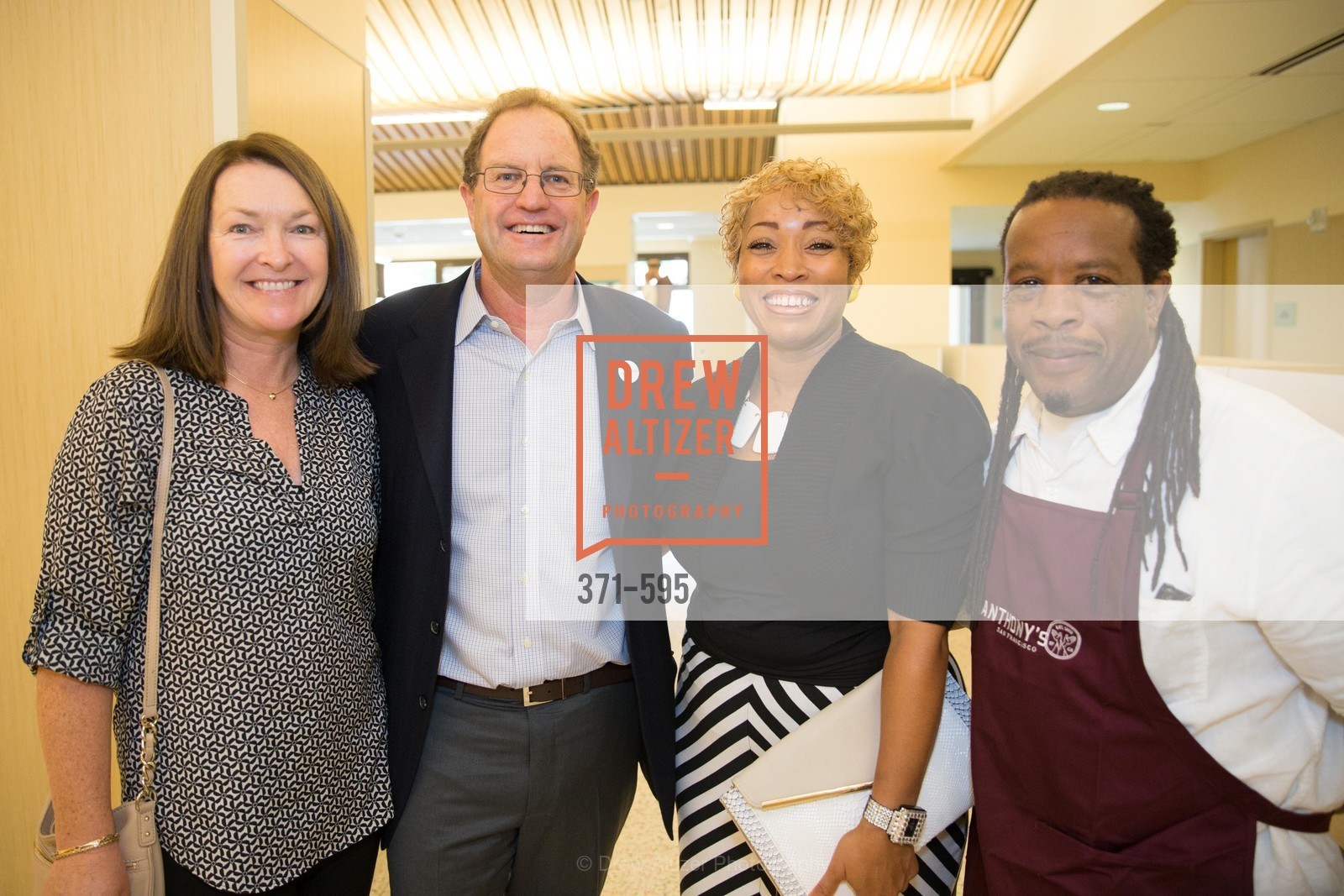 Anne Parish, Michael Parish, Karen Hopper, Tyrone Hopper, ST. ANTHONY'S Dining Room Ribbon Cutting Ceremony, US, October 5th, 2014, Photo #371-595 Anne Parish, Michael Parish, Karen Hopper, Tyrone Hopper, Photo #371-595