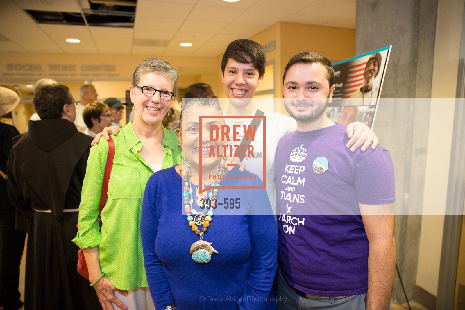 Sandra Marriland, Kelly Ray, Susie Sanders, Neil Sanders, ST. ANTHONY'S Dining Room Ribbon Cutting Ceremony, US, October 5th, 2014