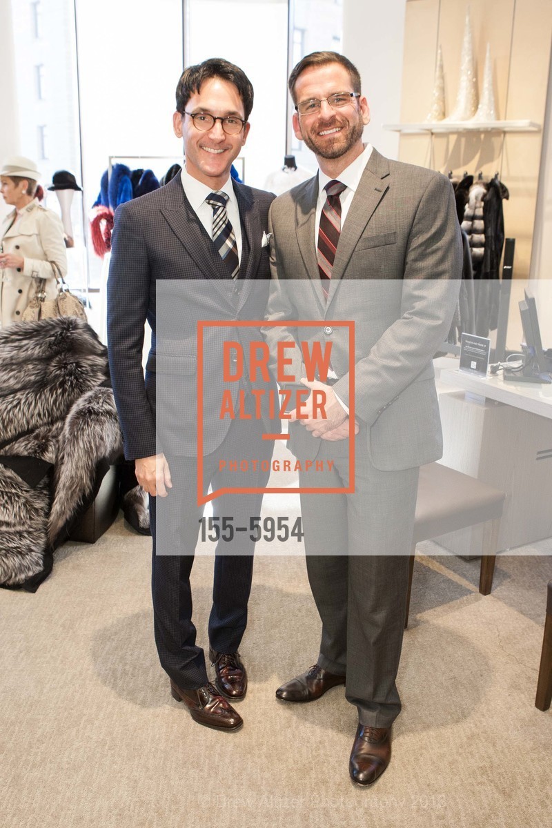 James Krohn, Ryan Williams, SAKS FIFTH AVENUE Presents BISANG FUR COLLECTION, US, November 5th, 2013, Photo #155-5954 James Krohn, Ryan Williams, Photo #155-5954