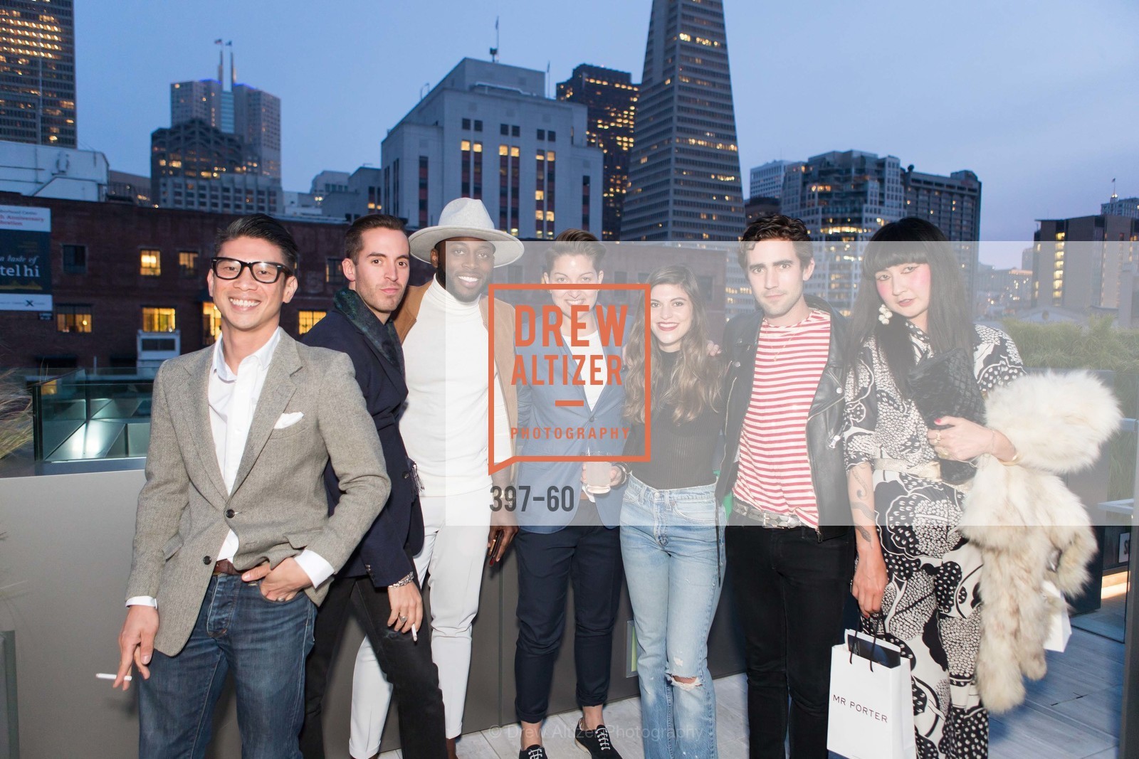 Fidel Lirio, Steven Candelino, Phillip Holmes, Tulio Leyva, Liz Sharnet, Wyatt Huff, Ringka, MR PORTER Celebrate The San Francisco Issue of The Journal, The Battery Rooftop - The Battery SF, April 23rd, 2015,Drew Altizer, Drew Altizer Photography, full-service agency, private events, San Francisco photographer, photographer california