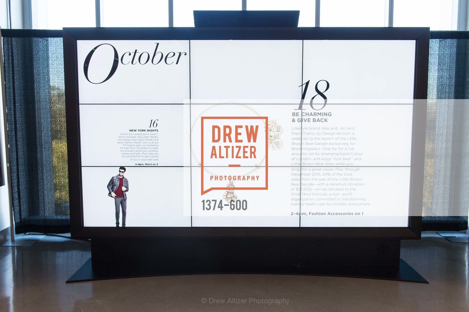 Atmosphere, BLOOMINGDALE Charity, US, October 11th, 2014,Drew Altizer, Drew Altizer Photography, full-service agency, private events, San Francisco photographer, photographer california